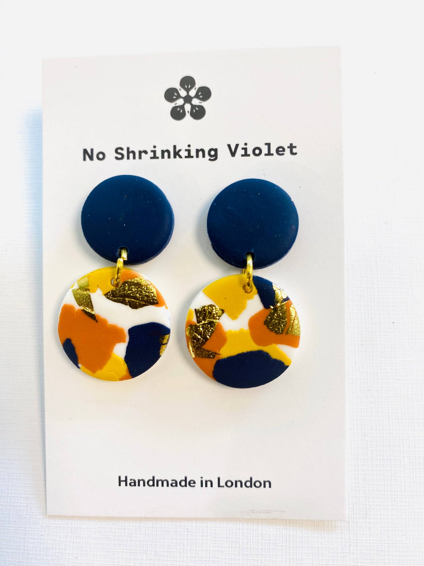 Sydney - Mini Navy Earrings