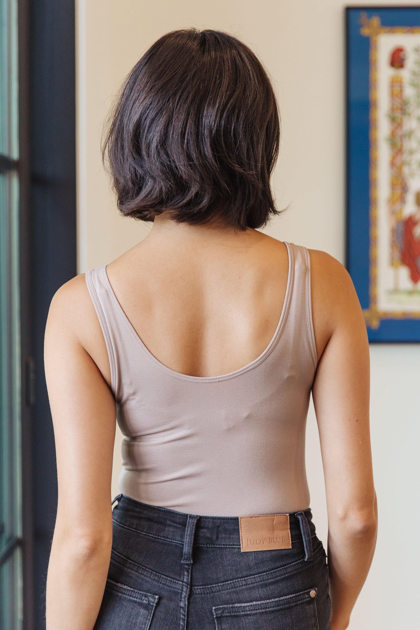 The Basics Bodysuit In Light Mocha - Waverly Paige Boutique