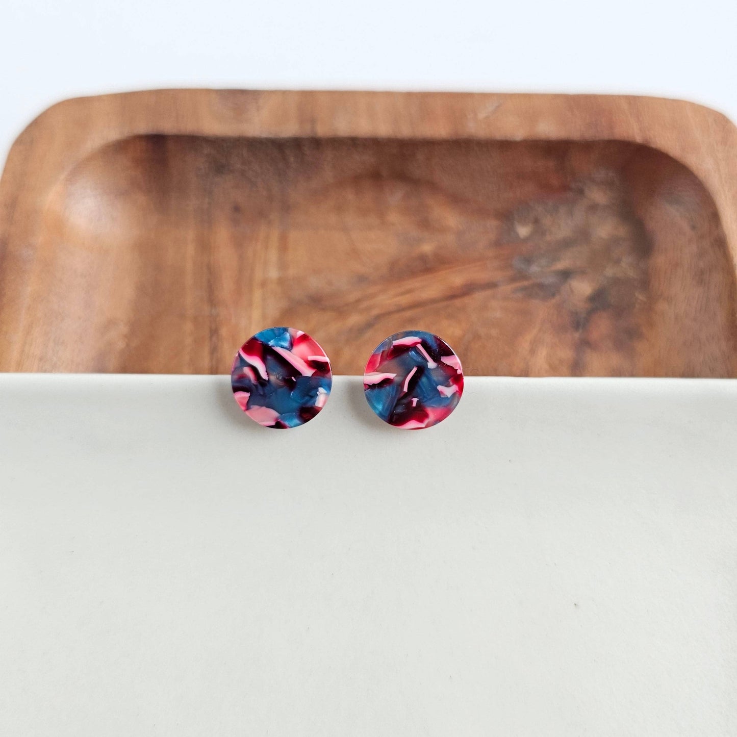 Sophie Studs - Magenta Teal