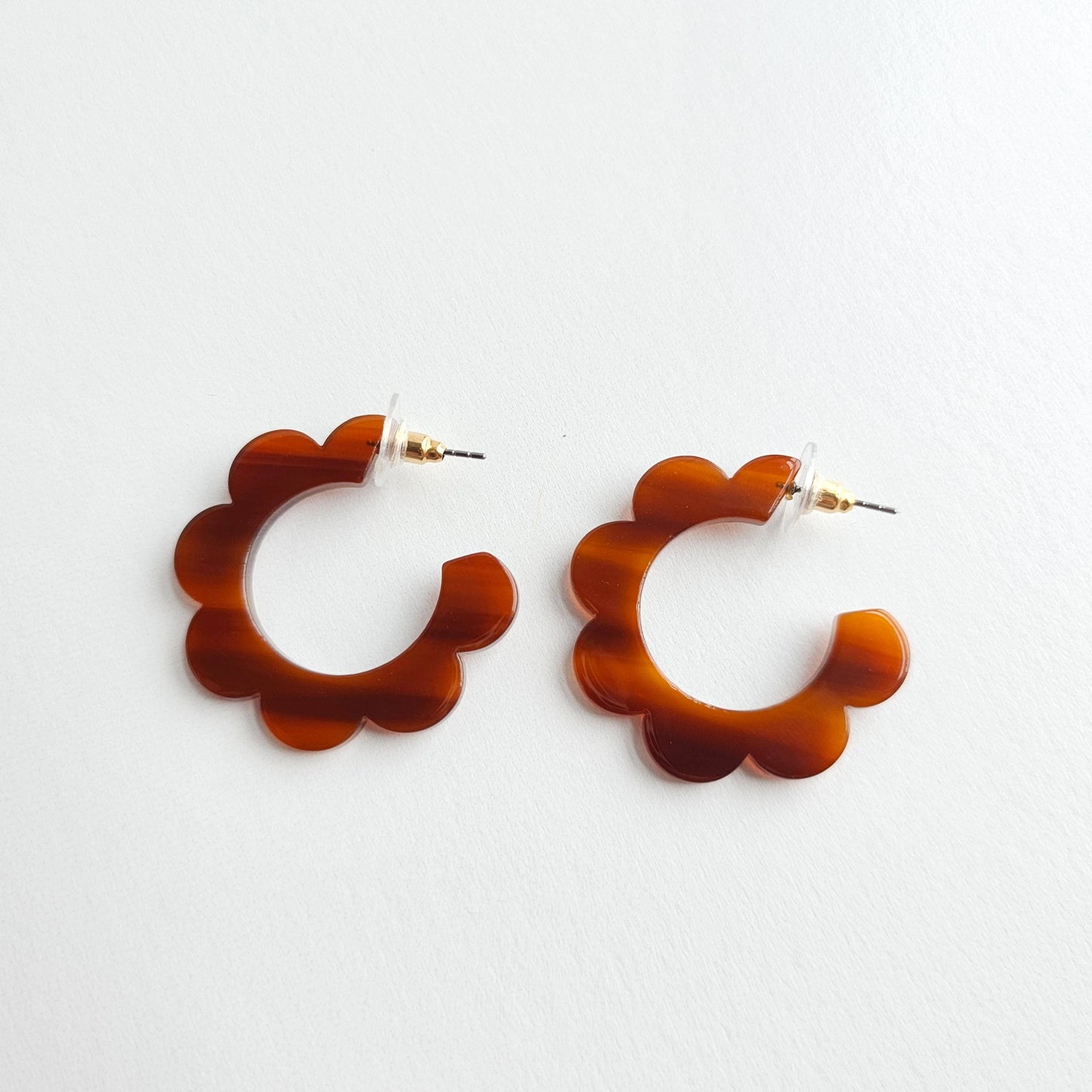 Flora Hoops - Walnut