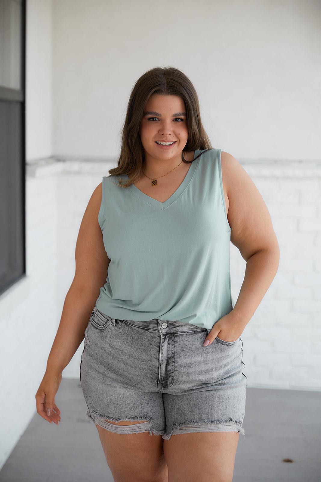Kinsley Mid Rise Distressed Cut Off Shorts - Waverly Paige Boutique