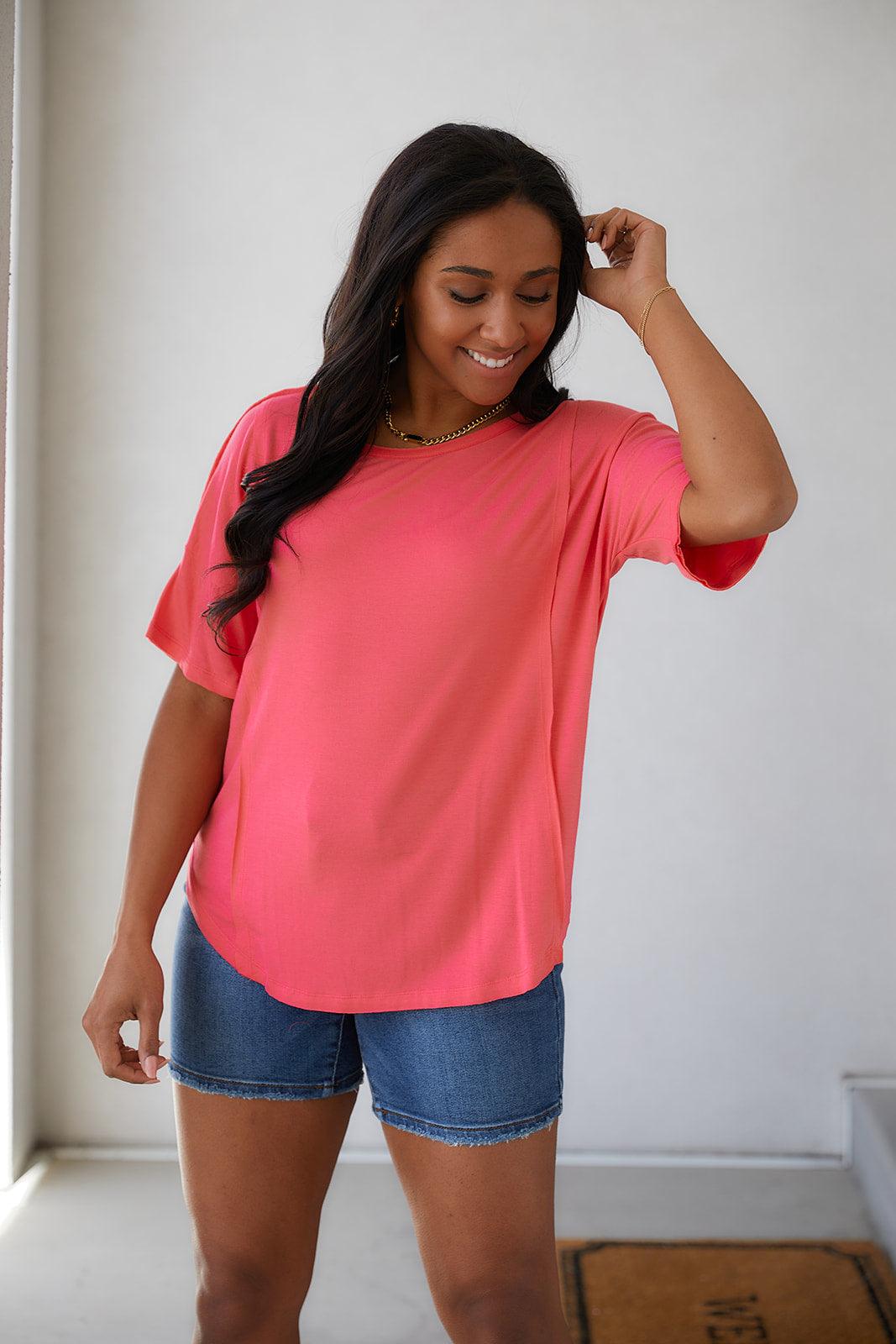Always Mine Scoop Neck Top - Waverly Paige Boutique