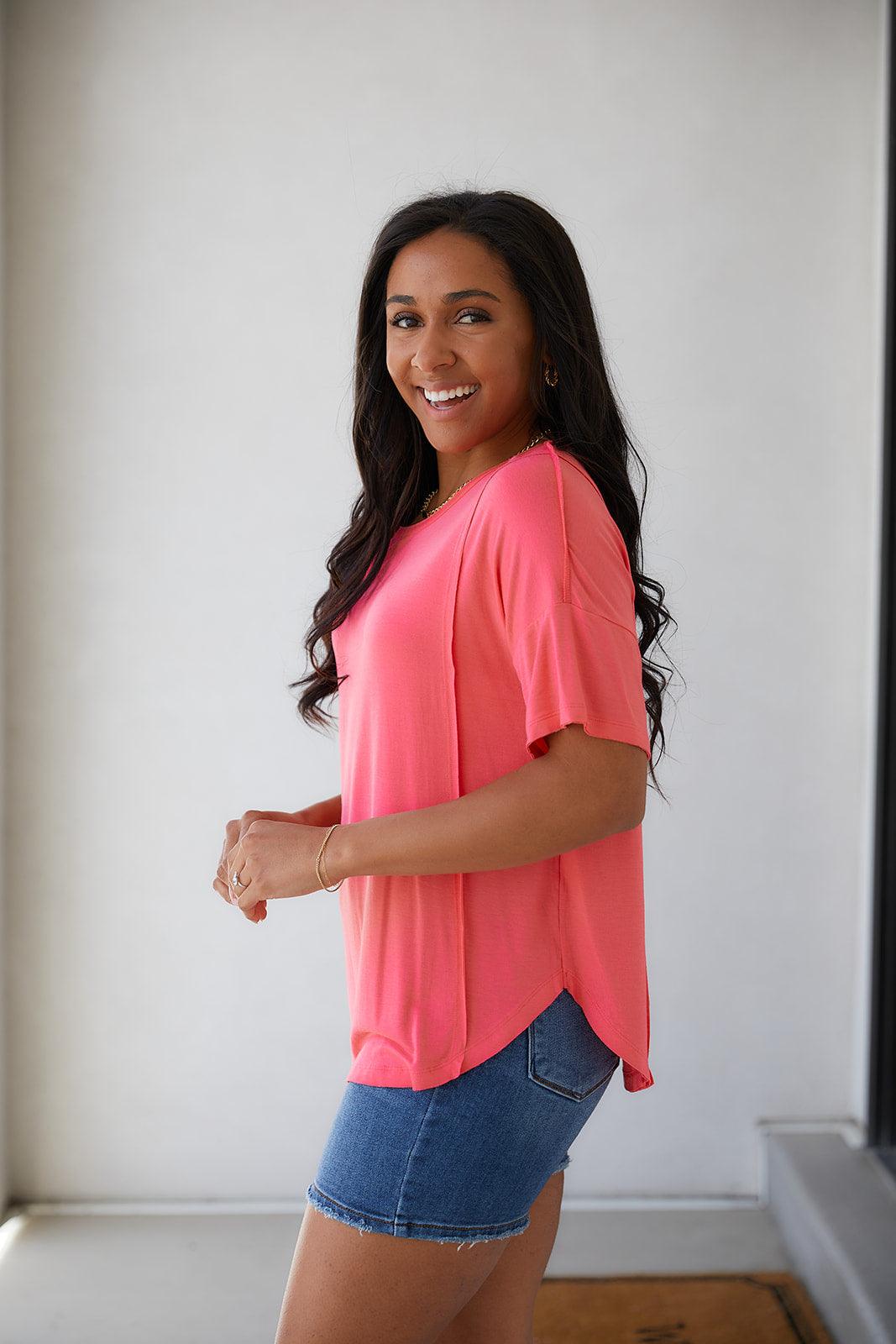 Always Mine Scoop Neck Top - Waverly Paige Boutique