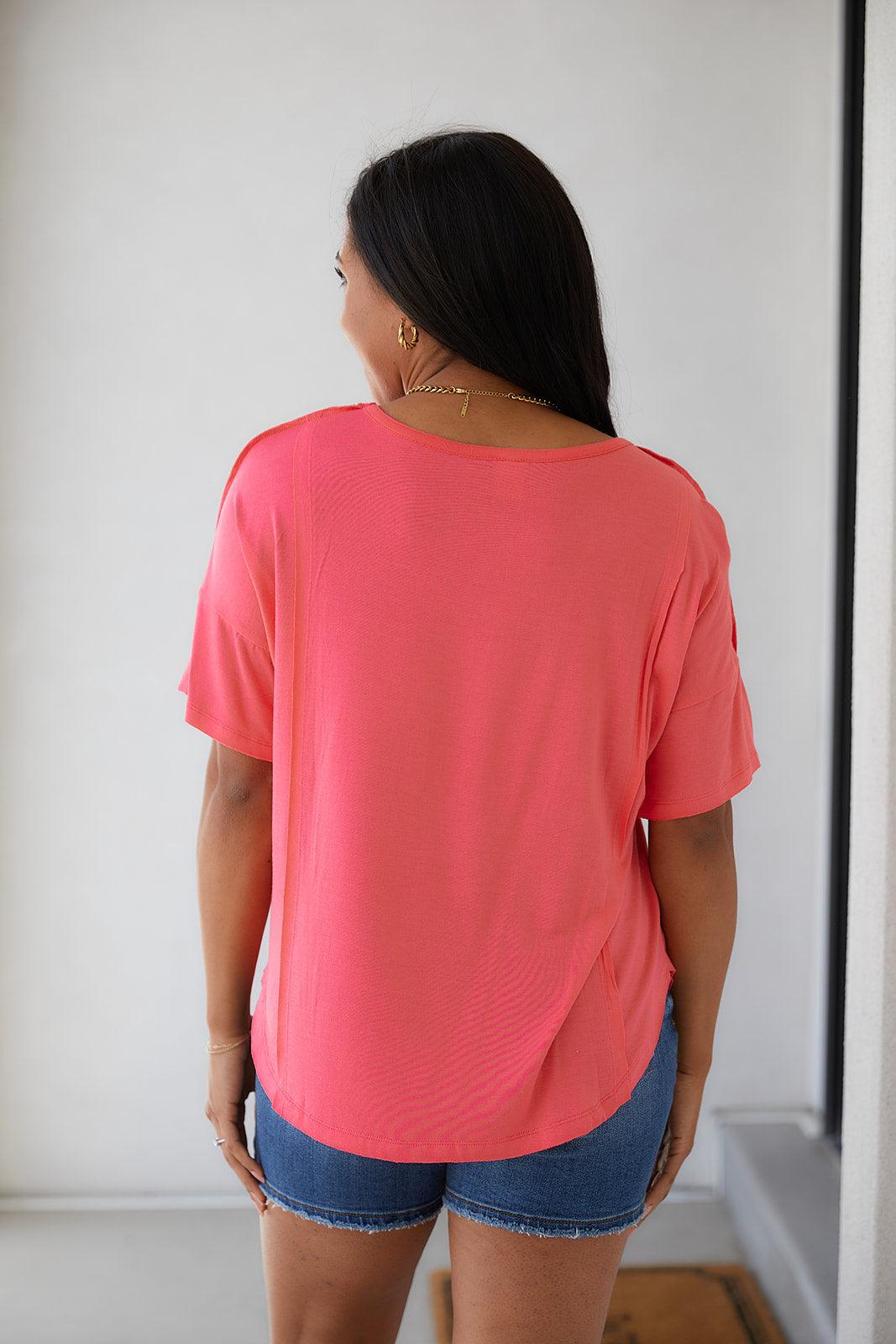 Always Mine Scoop Neck Top - Waverly Paige Boutique