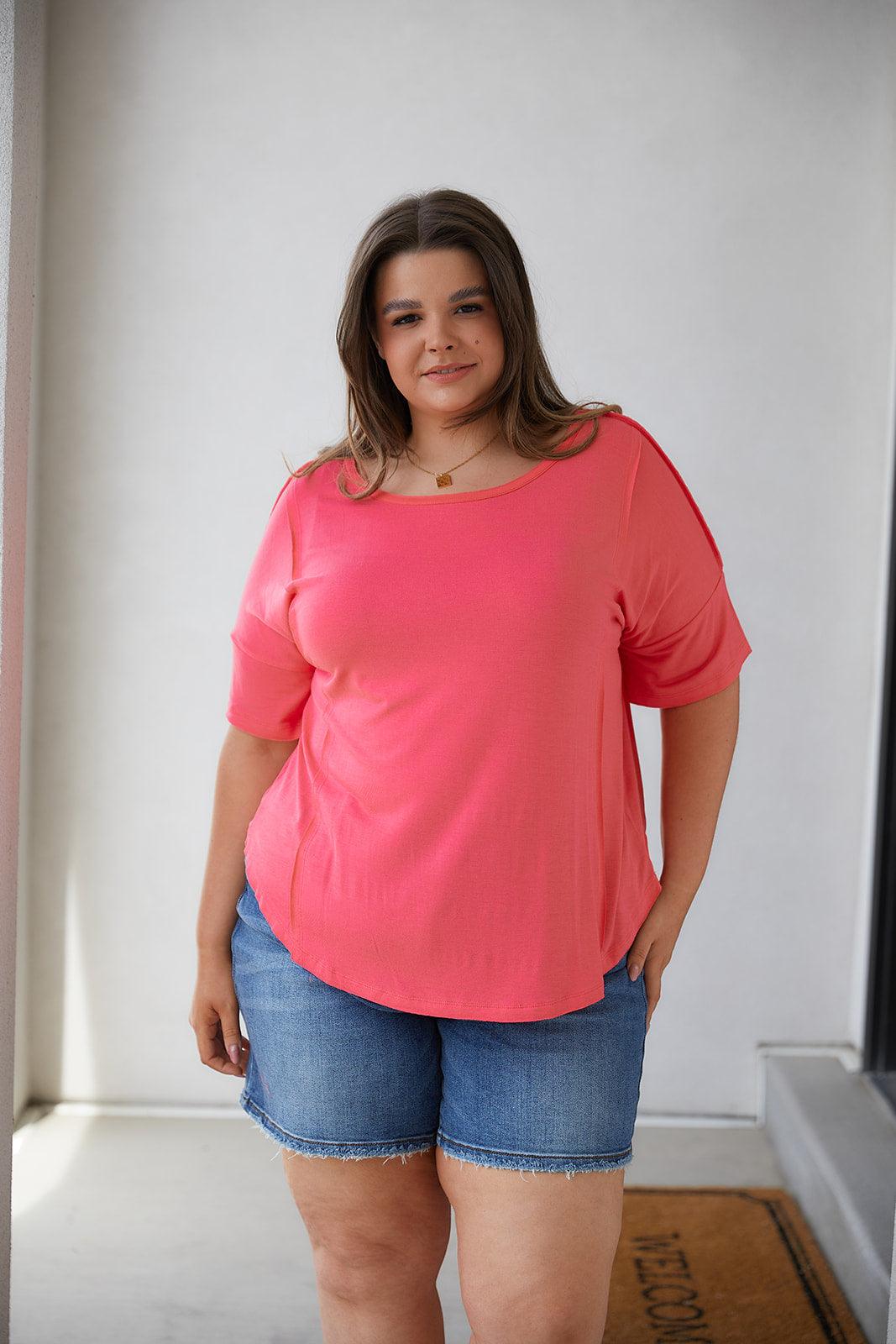Always Mine Scoop Neck Top - Waverly Paige Boutique