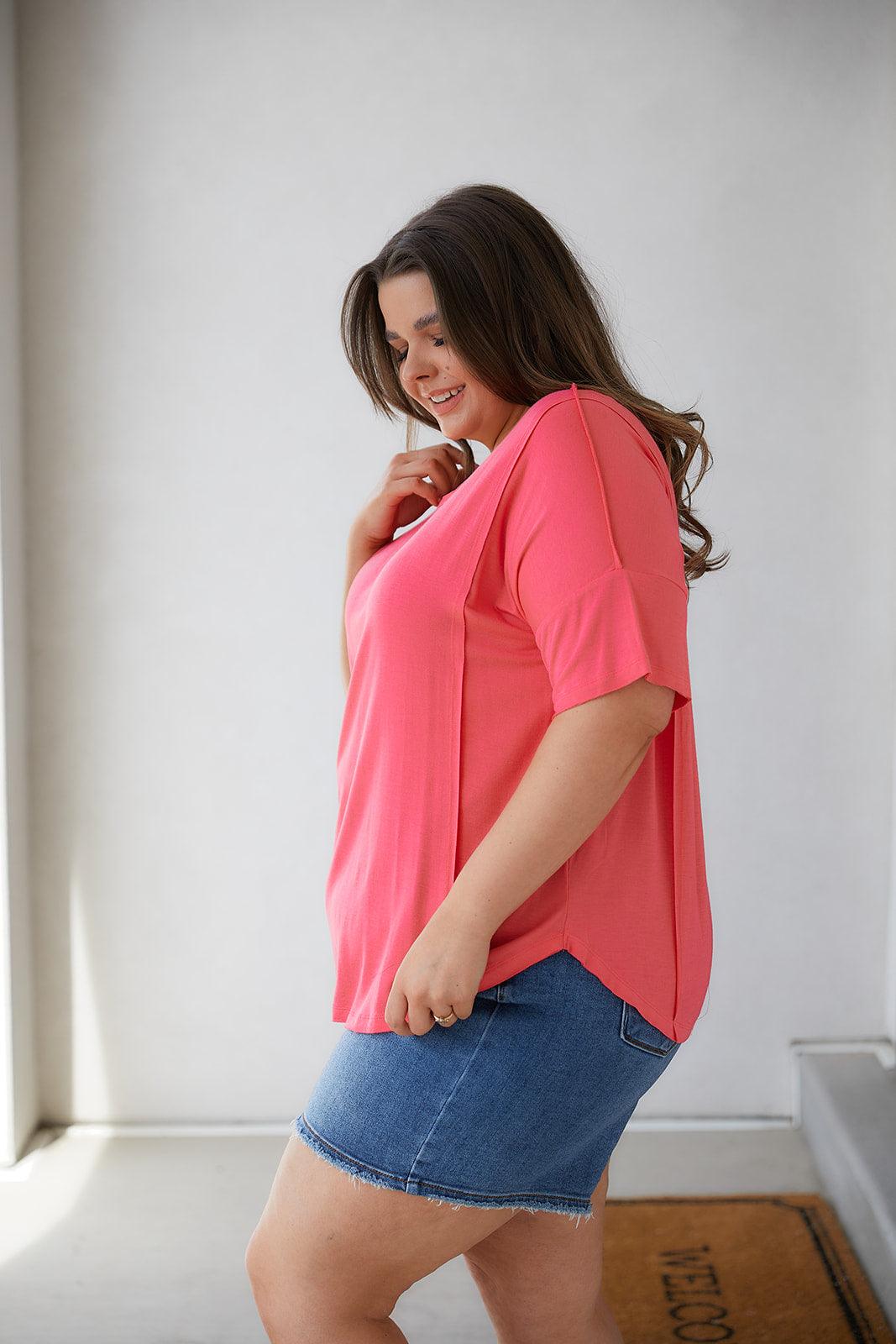 Always Mine Scoop Neck Top - Waverly Paige Boutique