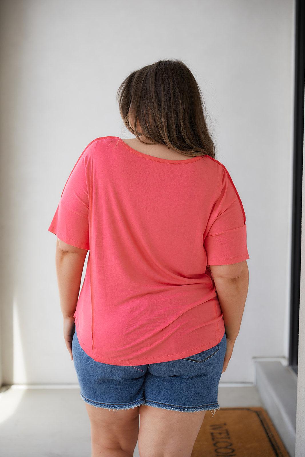 Always Mine Scoop Neck Top - Waverly Paige Boutique