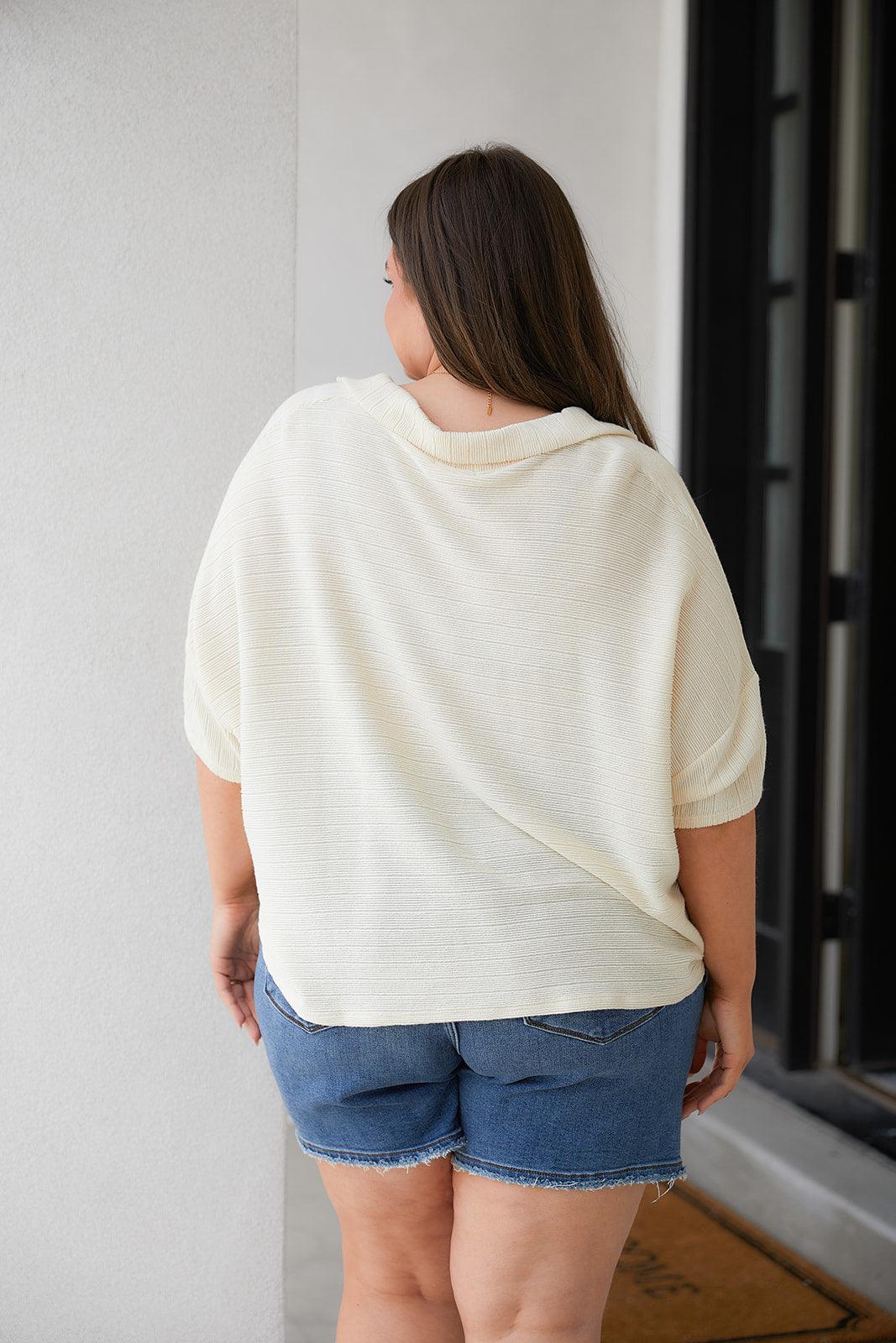 Brianna Boxy Crop Top - Waverly Paige Boutique