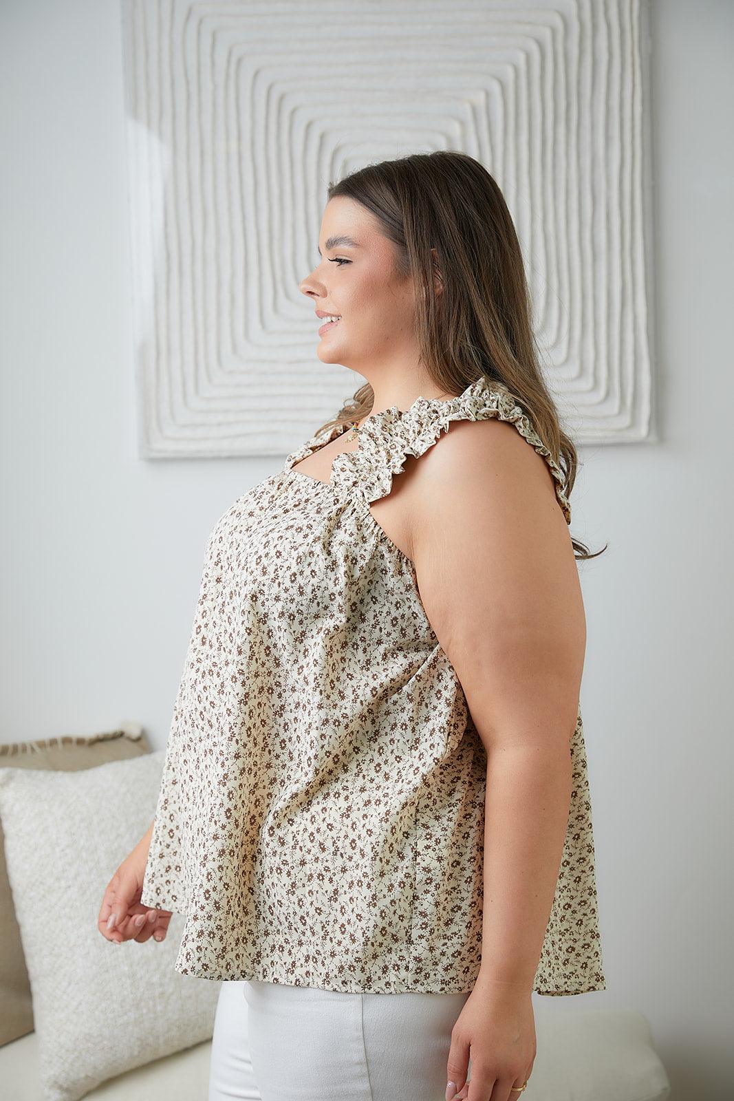 Dandy Darling Ditsy Floral Tank - Waverly Paige Boutique