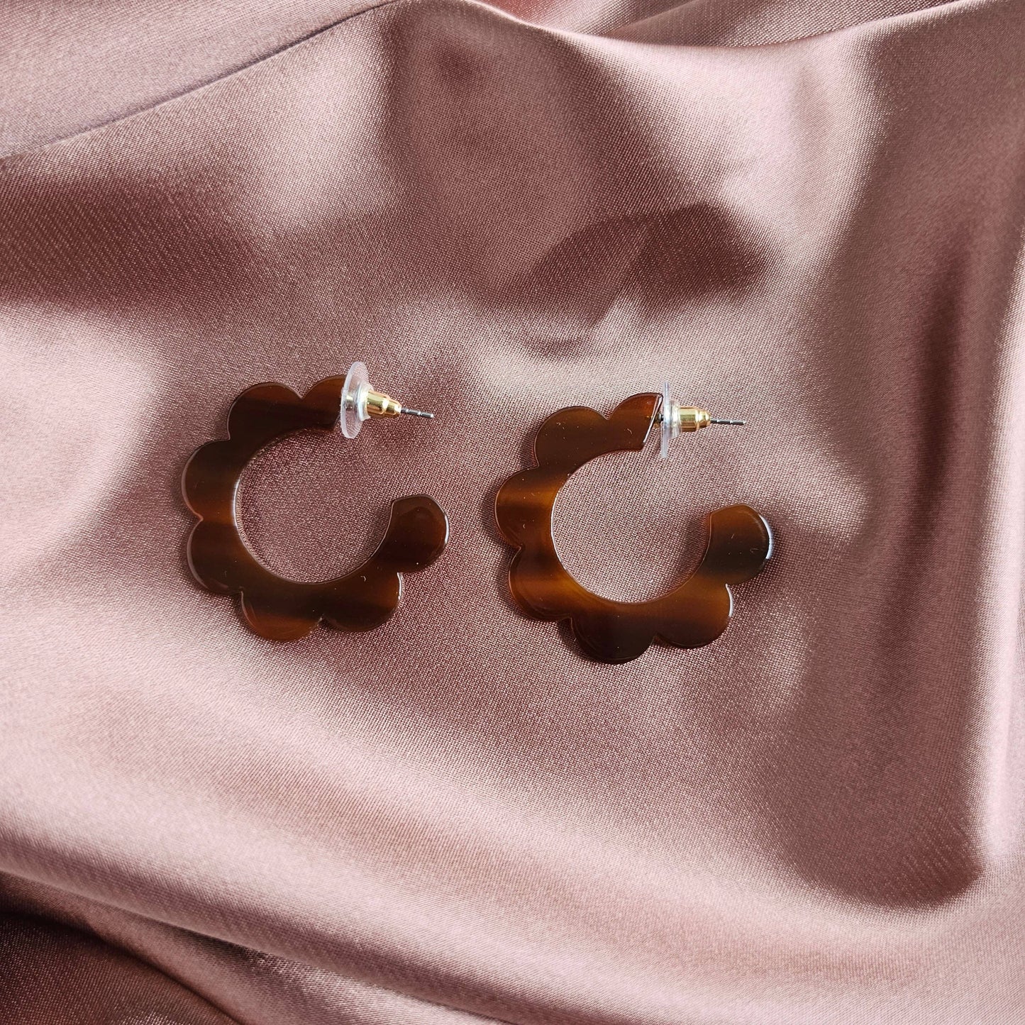 Flora Hoops - Walnut