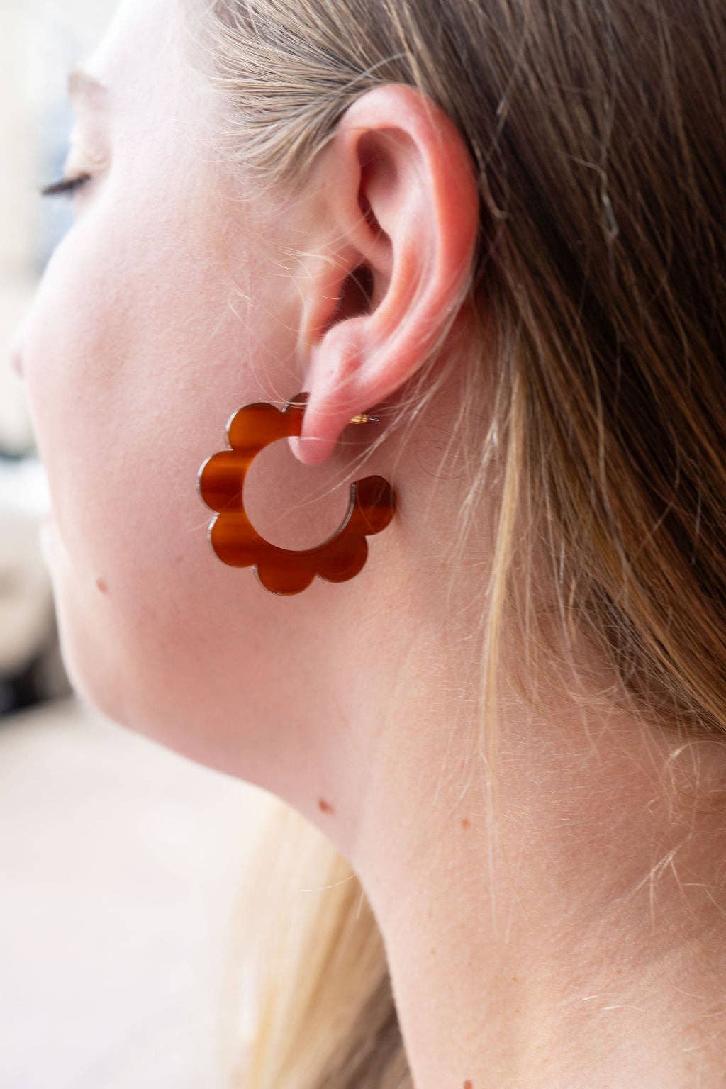 Flora Hoops - Walnut