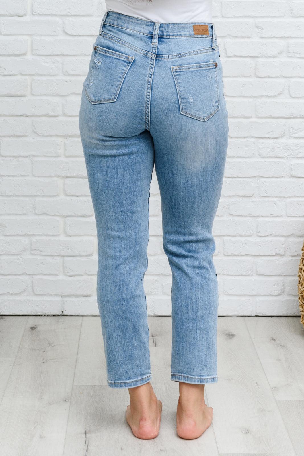 Florence High Waist Destroyed Boyfriend Jeans - Waverly Paige Boutique