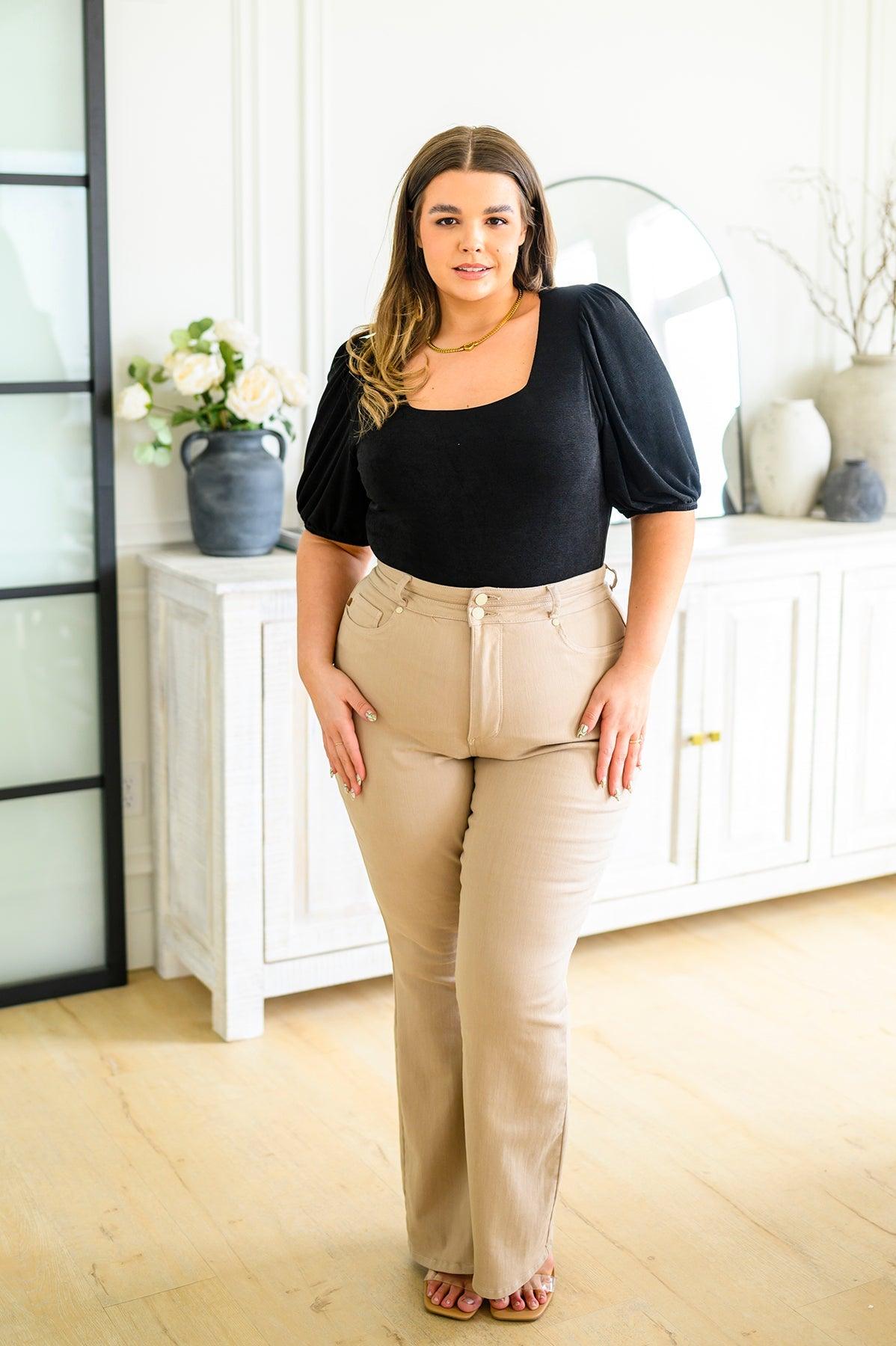 A Total Vision Square Neck Bodysuit - Waverly Paige Boutique