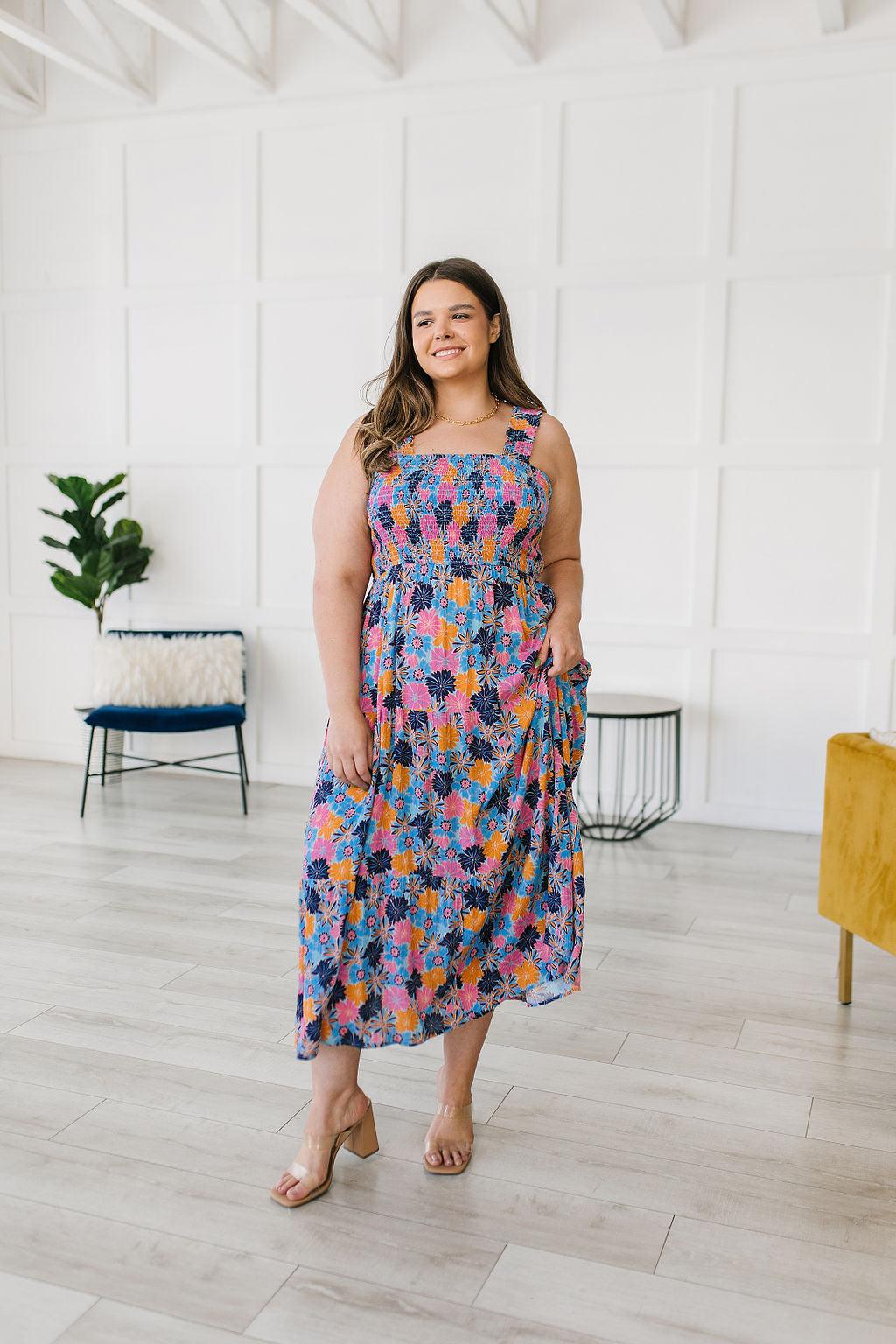Along The Way Floral Maxi - Waverly Paige Boutique