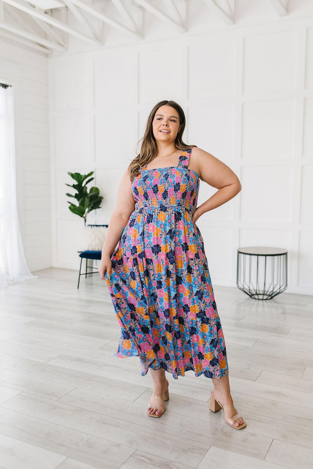 Along The Way Floral Maxi - Waverly Paige Boutique