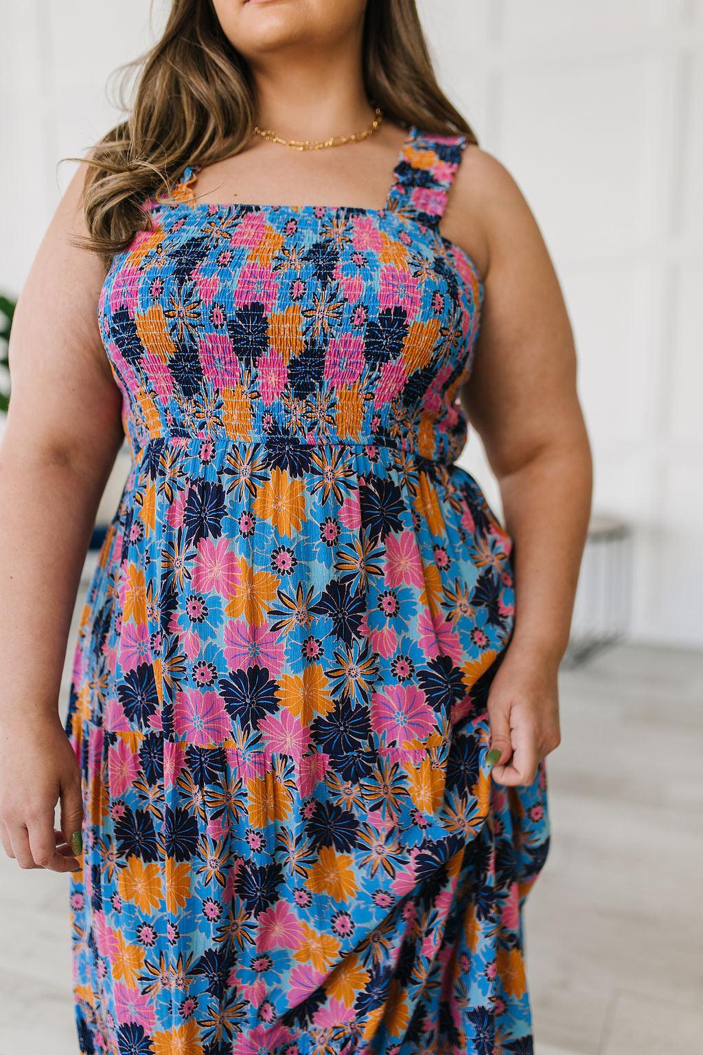 Along The Way Floral Maxi - Waverly Paige Boutique