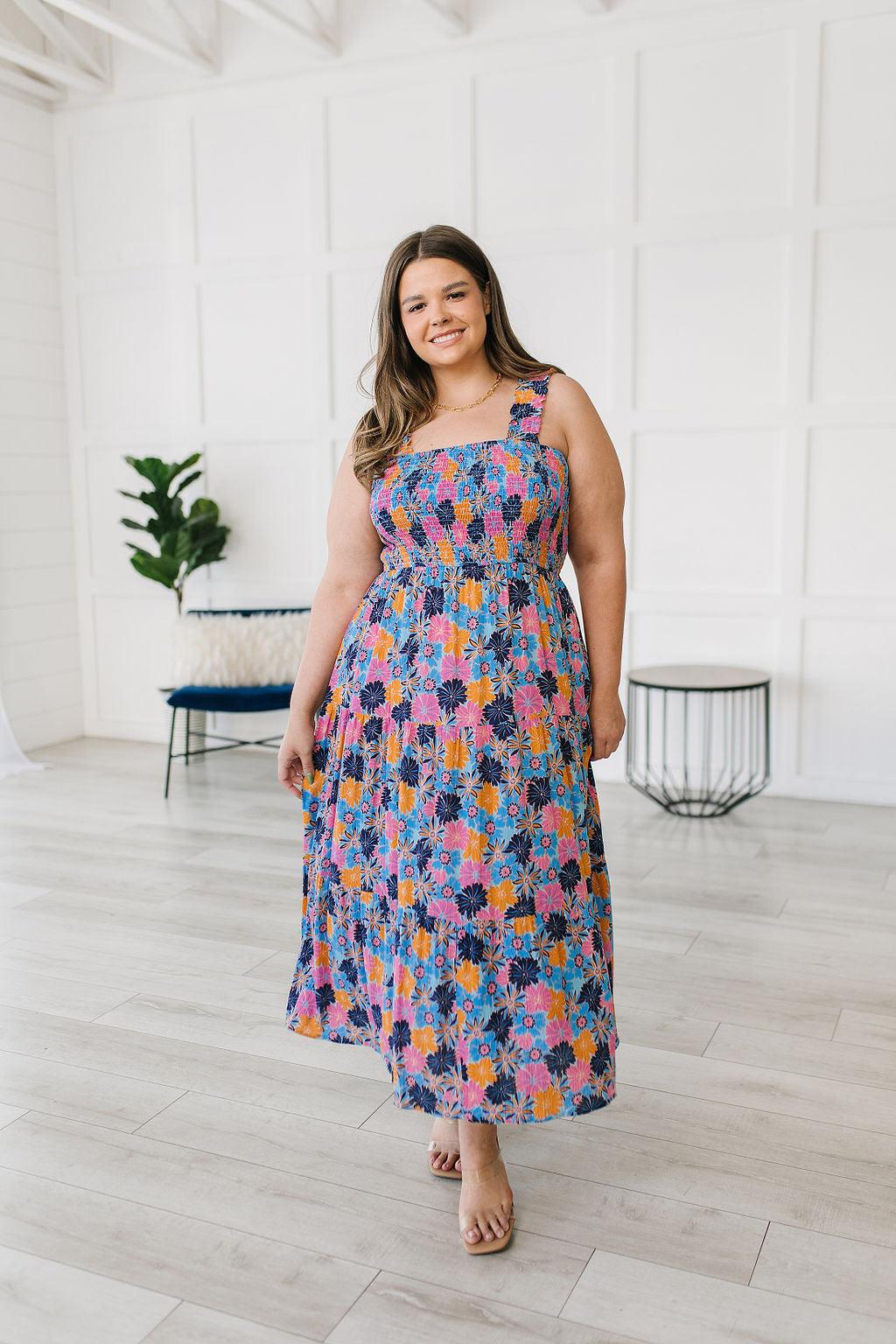 Along The Way Floral Maxi - Waverly Paige Boutique