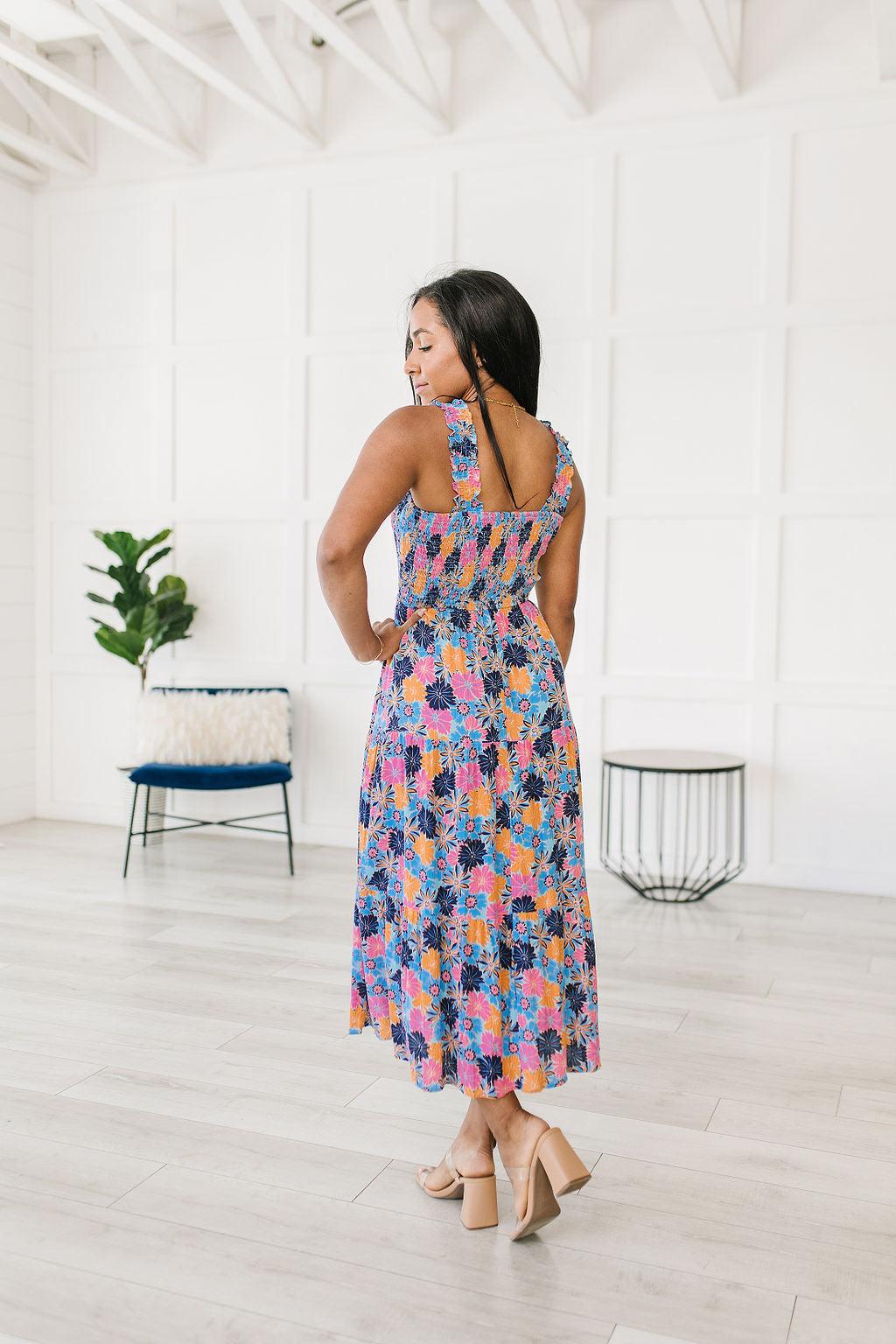 Along The Way Floral Maxi - Waverly Paige Boutique