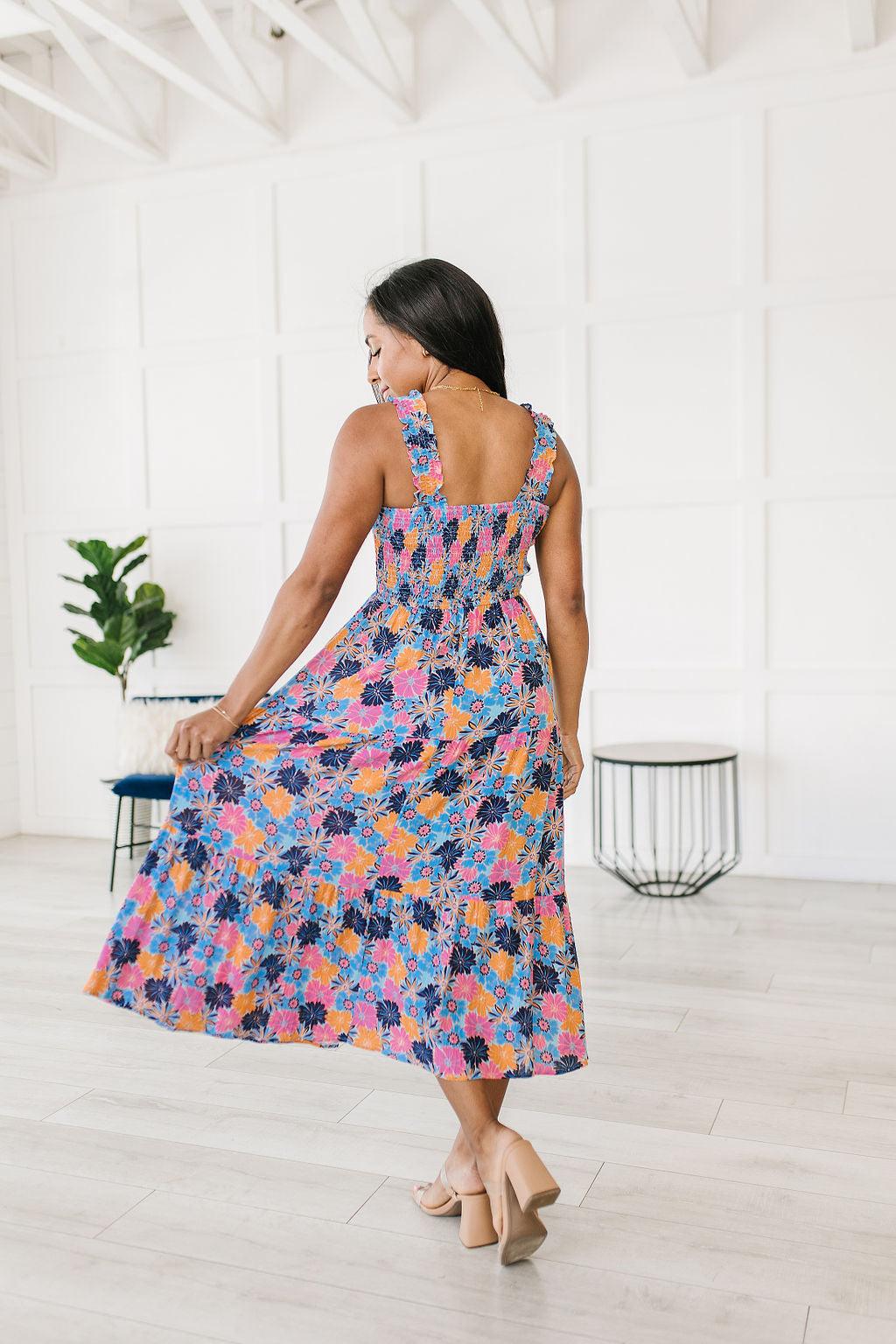 Along The Way Floral Maxi - Waverly Paige Boutique