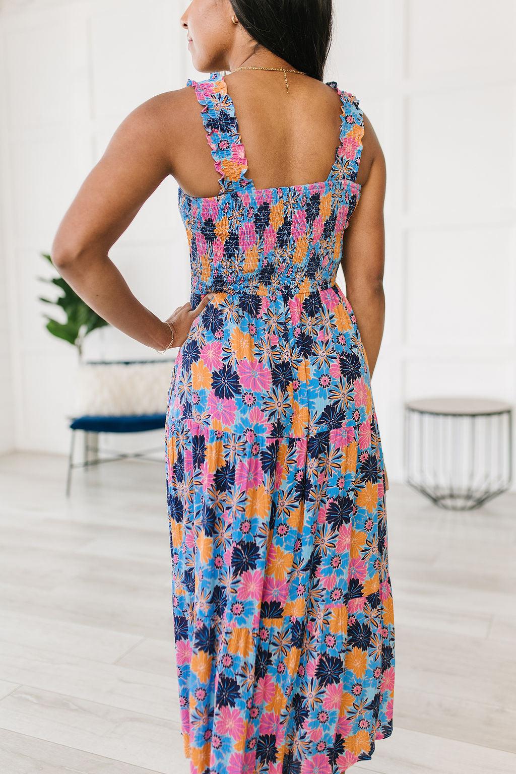 Along The Way Floral Maxi - Waverly Paige Boutique