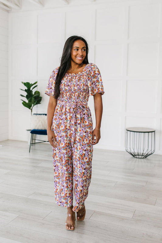 Better Than Fine Floral Jumpsuit - Waverly Paige Boutique