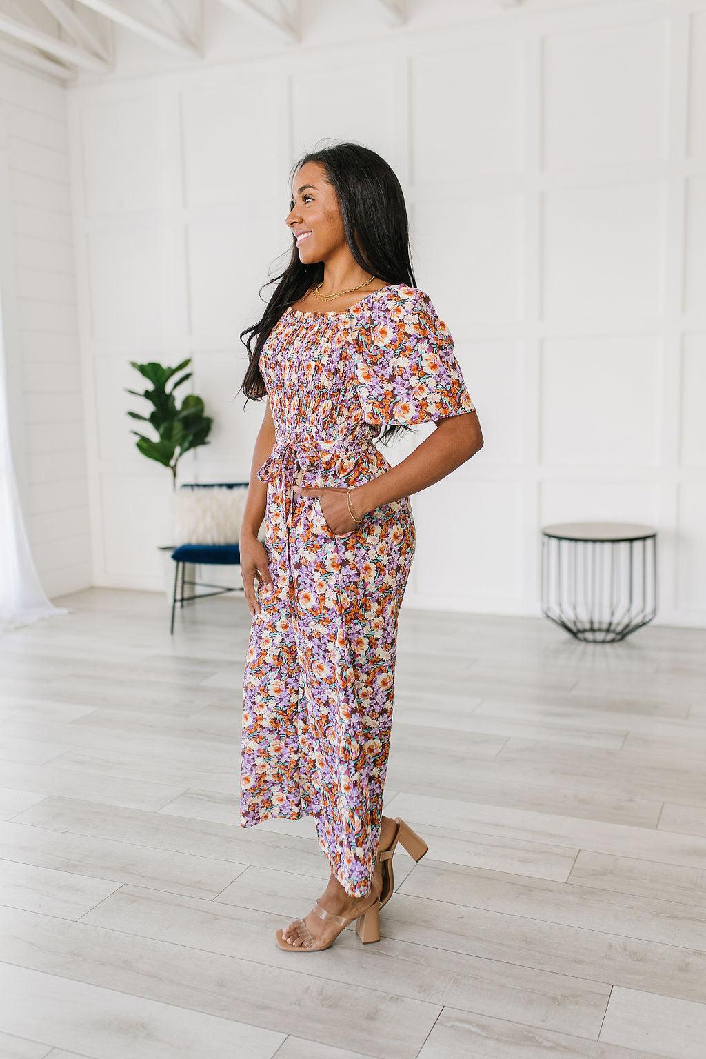 Better Than Fine Floral Jumpsuit - Waverly Paige Boutique