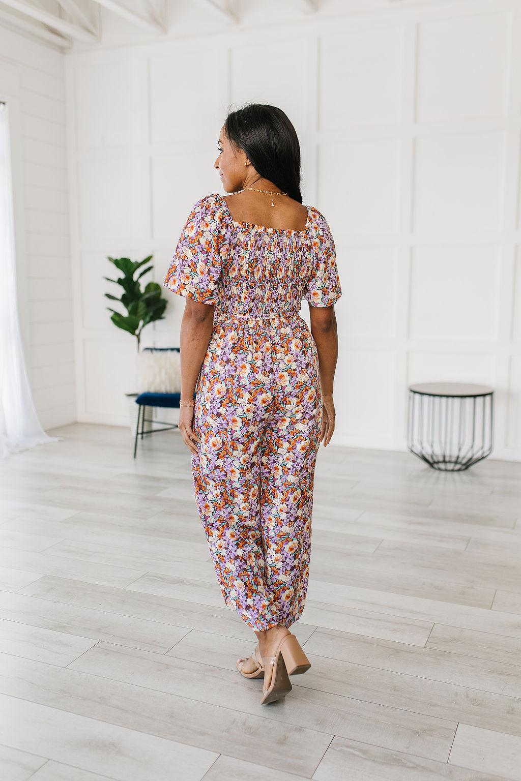 Better Than Fine Floral Jumpsuit - Waverly Paige Boutique