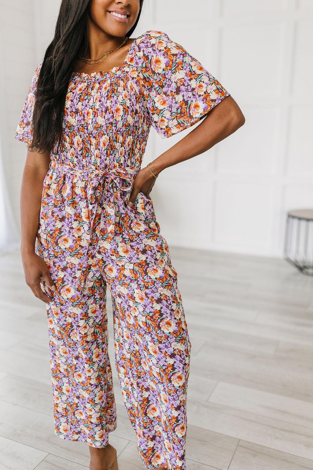 Better Than Fine Floral Jumpsuit - Waverly Paige Boutique