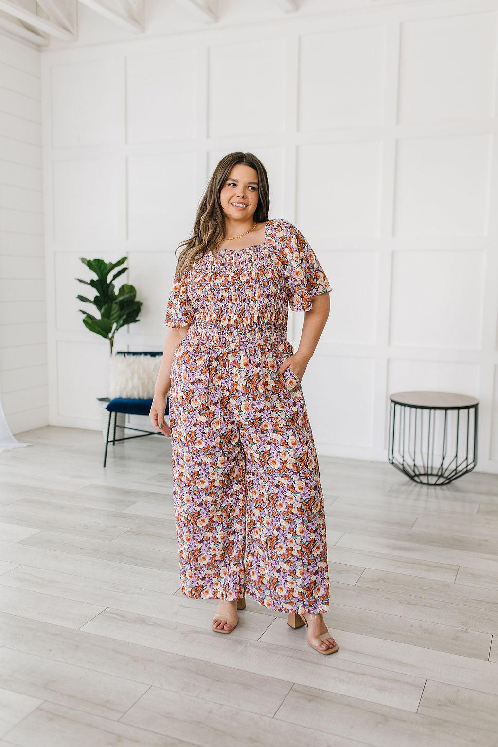 Better Than Fine Floral Jumpsuit - Waverly Paige Boutique