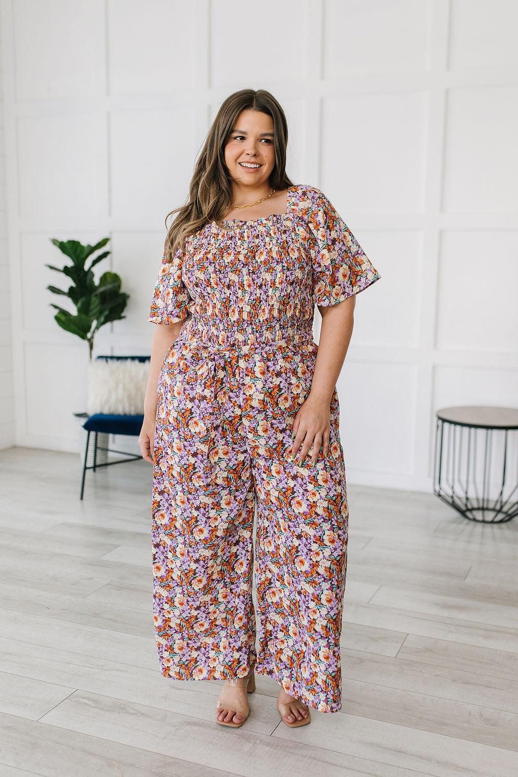 Better Than Fine Floral Jumpsuit - Waverly Paige Boutique