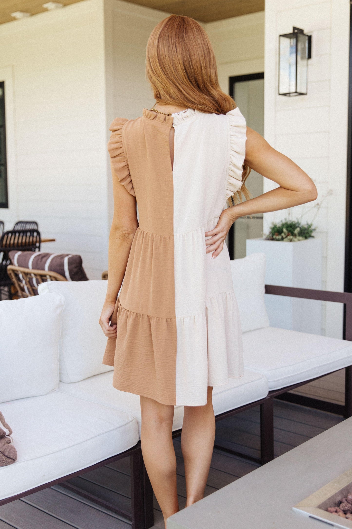 Break Even Ruffled Tiered Dress - Waverly Paige Boutique