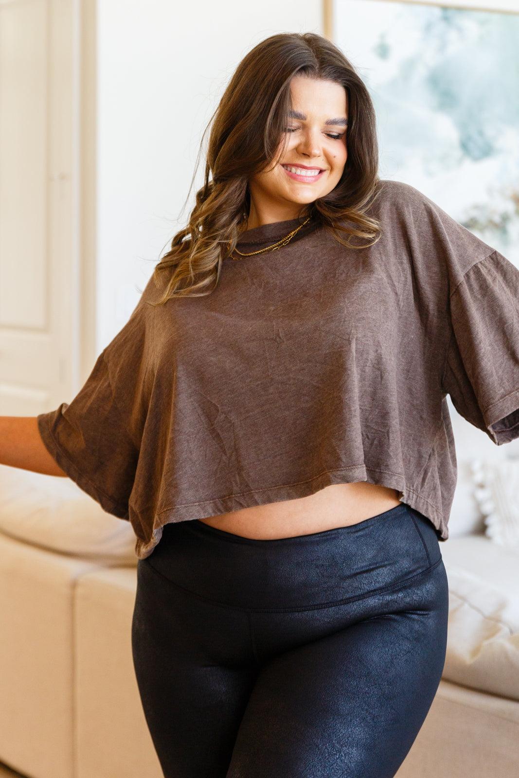 Can't Handle It Cropped T-Shirt - Waverly Paige Boutique