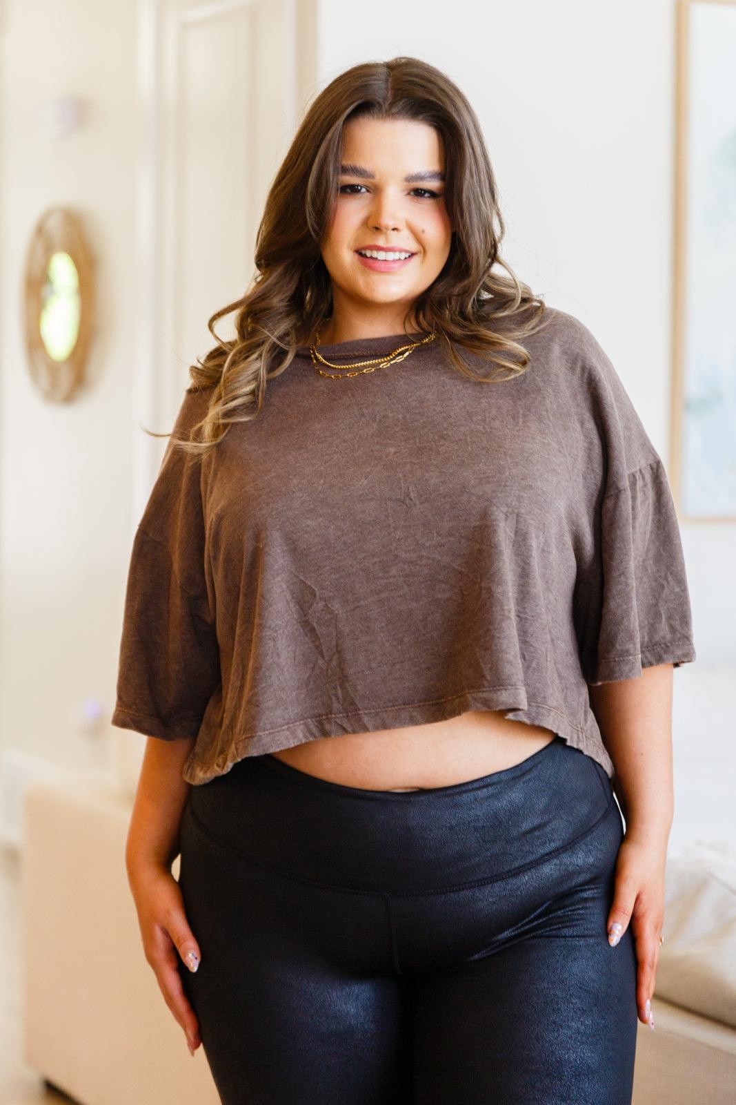 Can't Handle It Cropped T-Shirt - Waverly Paige Boutique