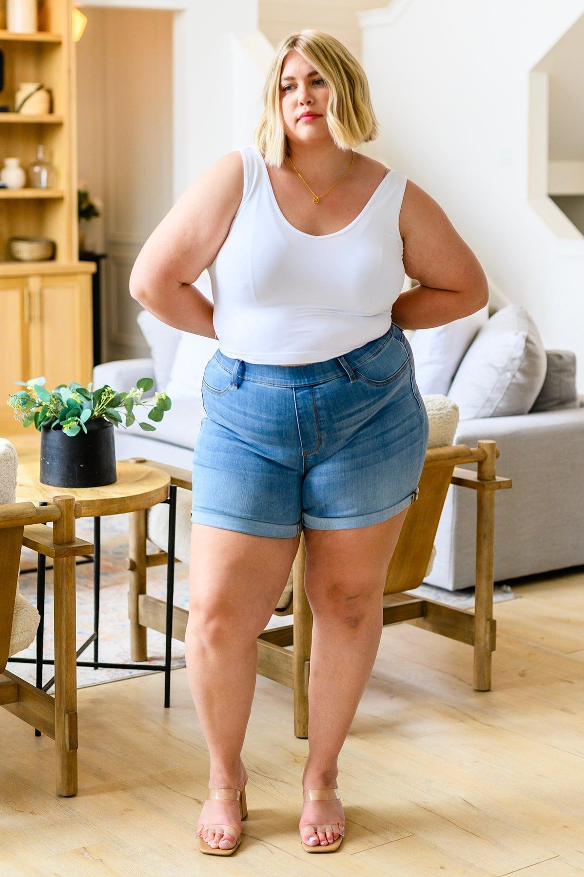 Carefree Seamless Reversible Tank in White - Waverly Paige Boutique