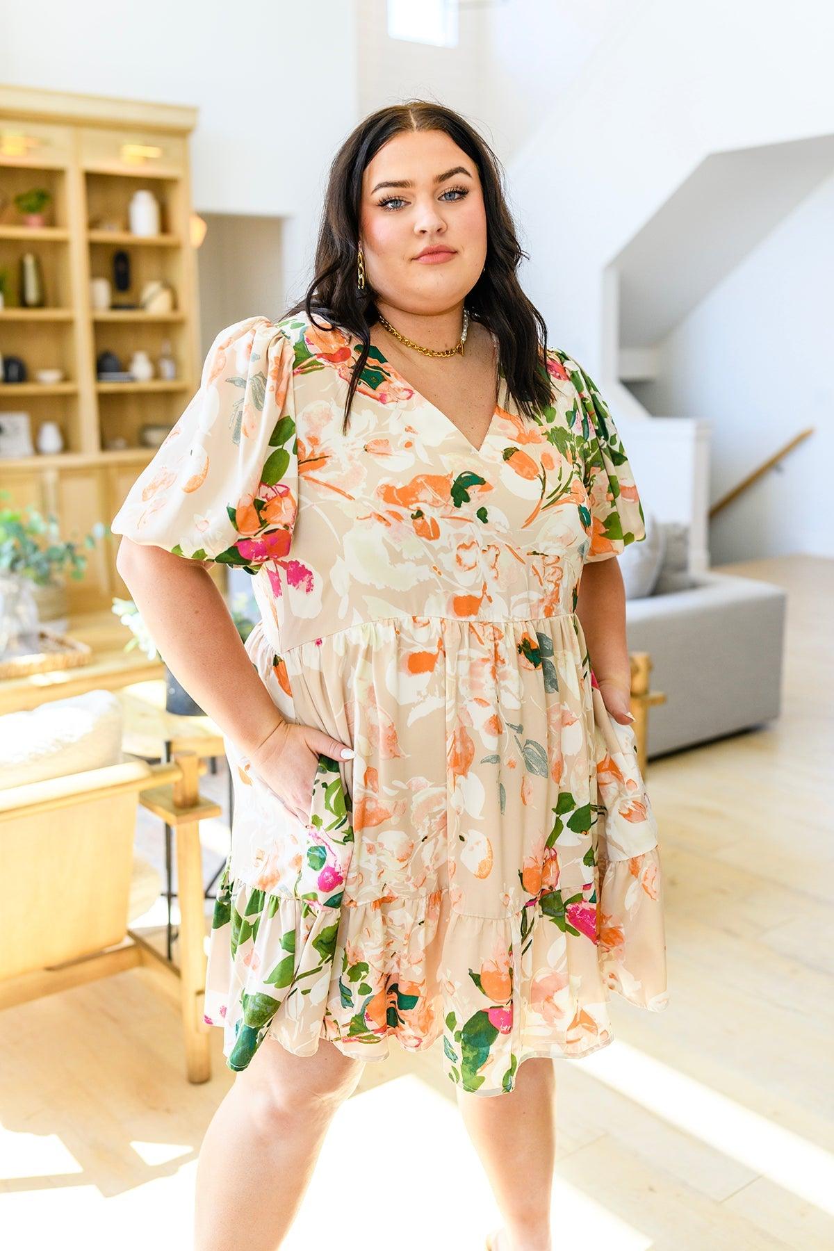 Delightful Surprise Floral Dress - Waverly Paige Boutique