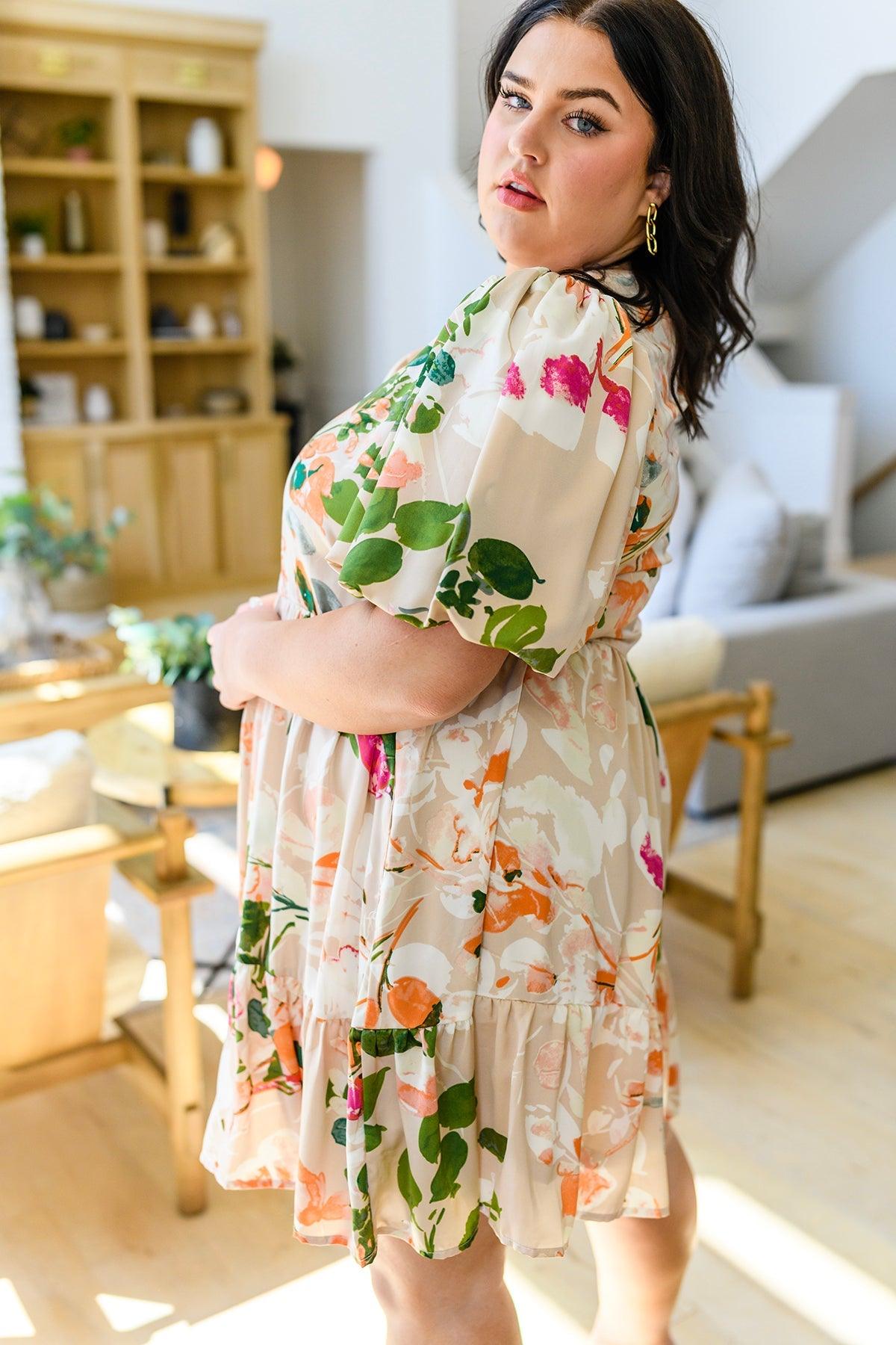Delightful Surprise Floral Dress - Waverly Paige Boutique