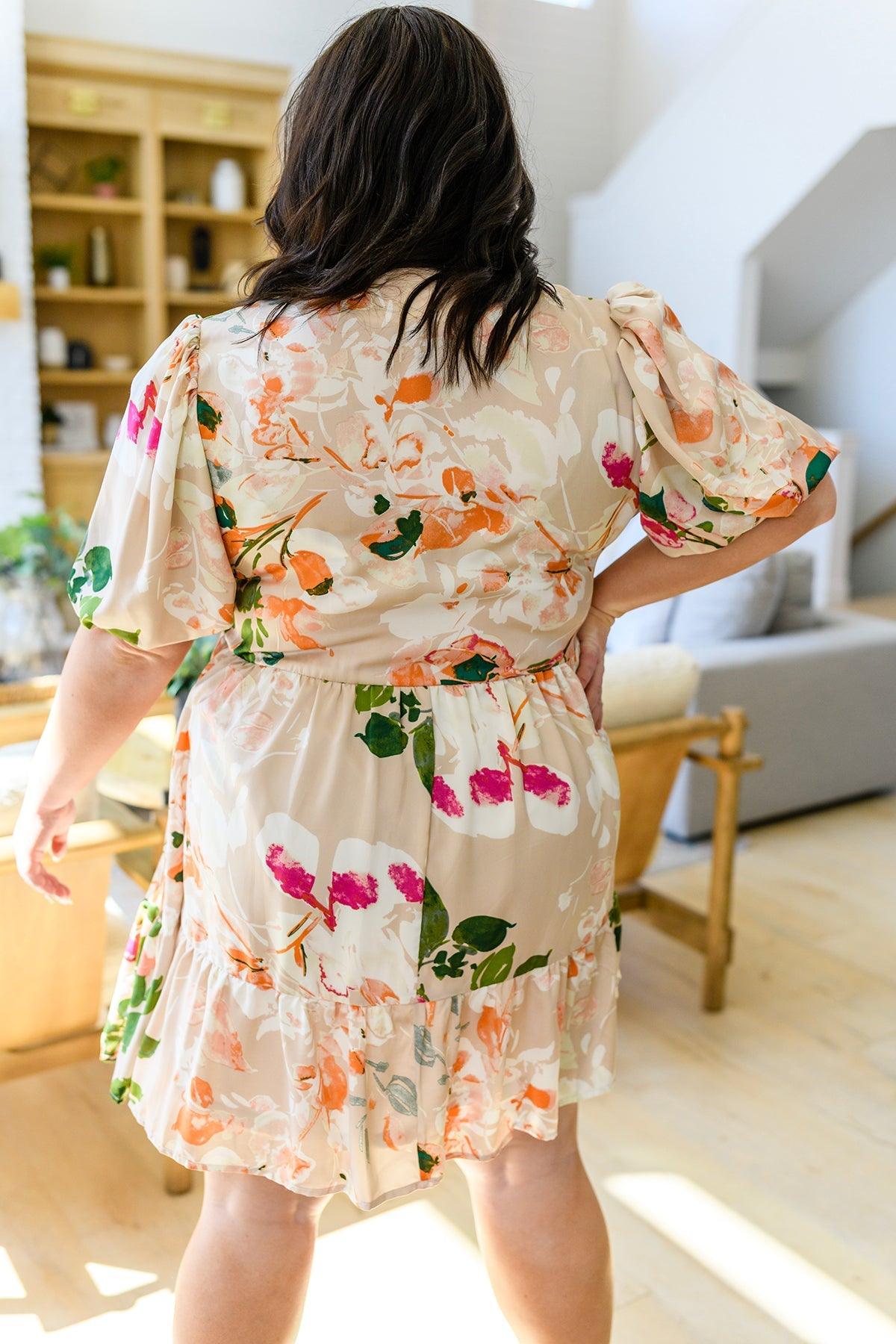 Delightful Surprise Floral Dress - Waverly Paige Boutique