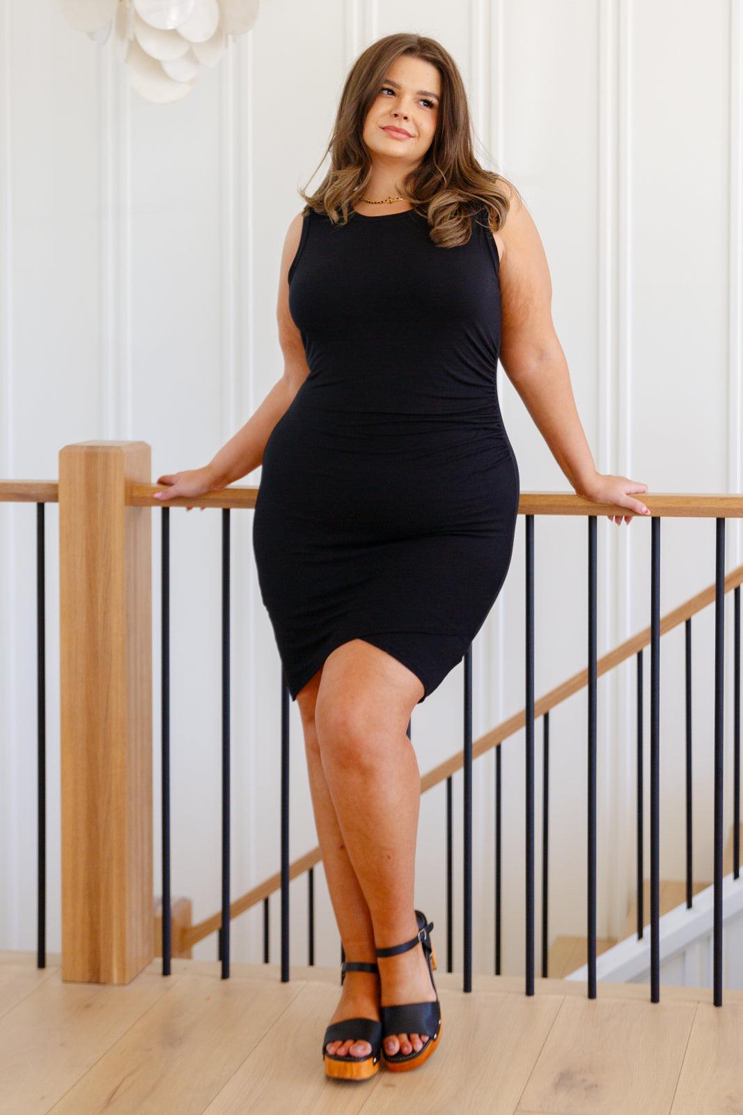 Fully Justified Ruched Wrap Dress - Waverly Paige Boutique