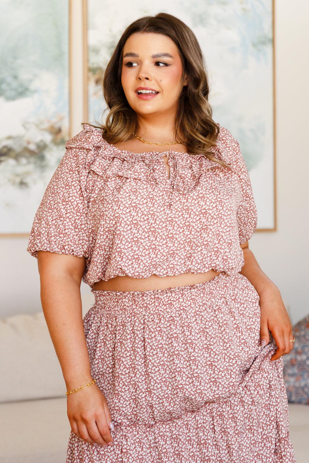 Golden Hour Top in Rose - Waverly Paige Boutique