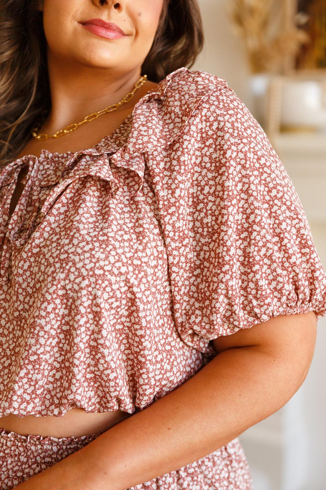 Golden Hour Top in Rose - Waverly Paige Boutique