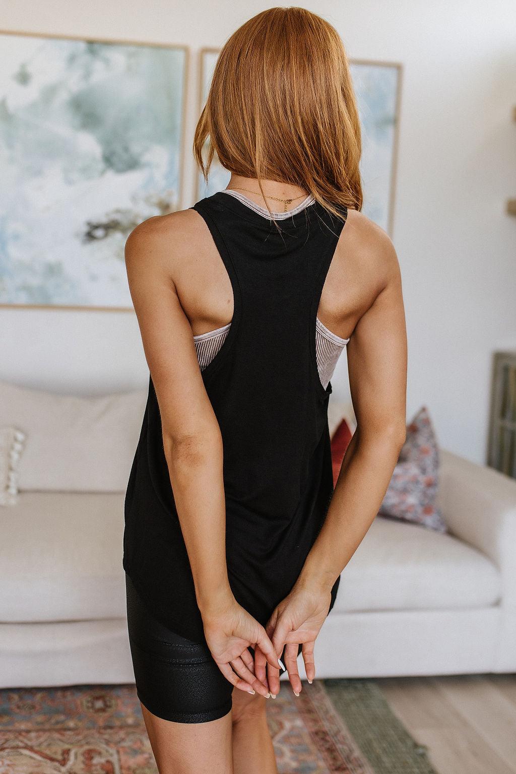 Here to Slay Tank in Black - Waverly Paige Boutique