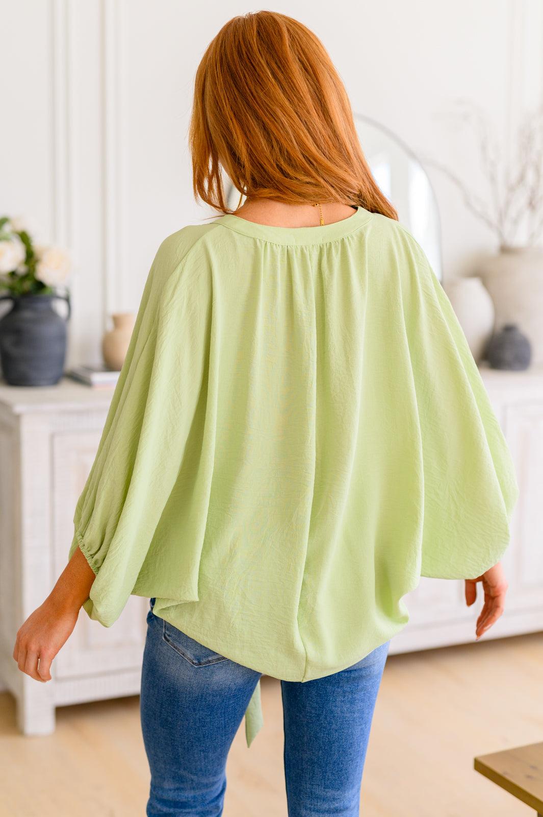Hit Me Up Tie Detail Top - Waverly Paige Boutique