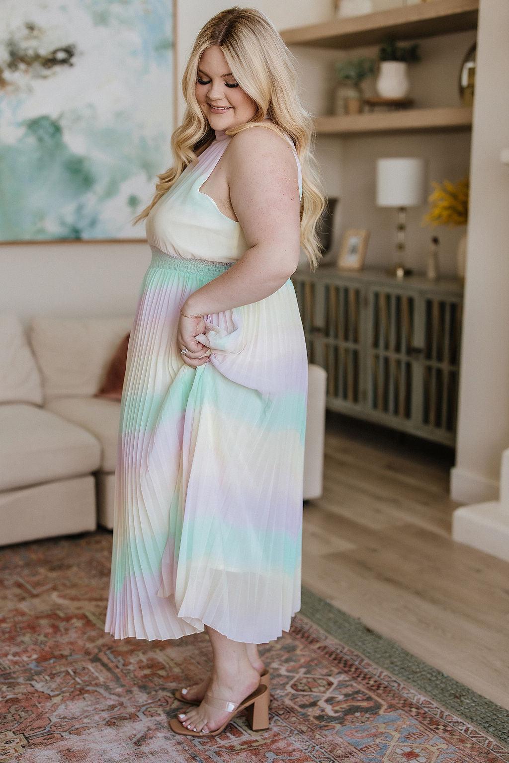Irresistibly Iridescent Maxi Dress - Waverly Paige Boutique