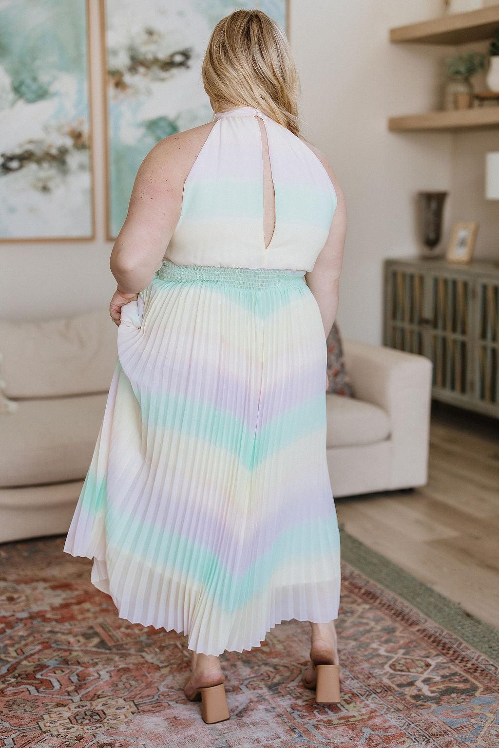 Irresistibly Iridescent Maxi Dress - Waverly Paige Boutique