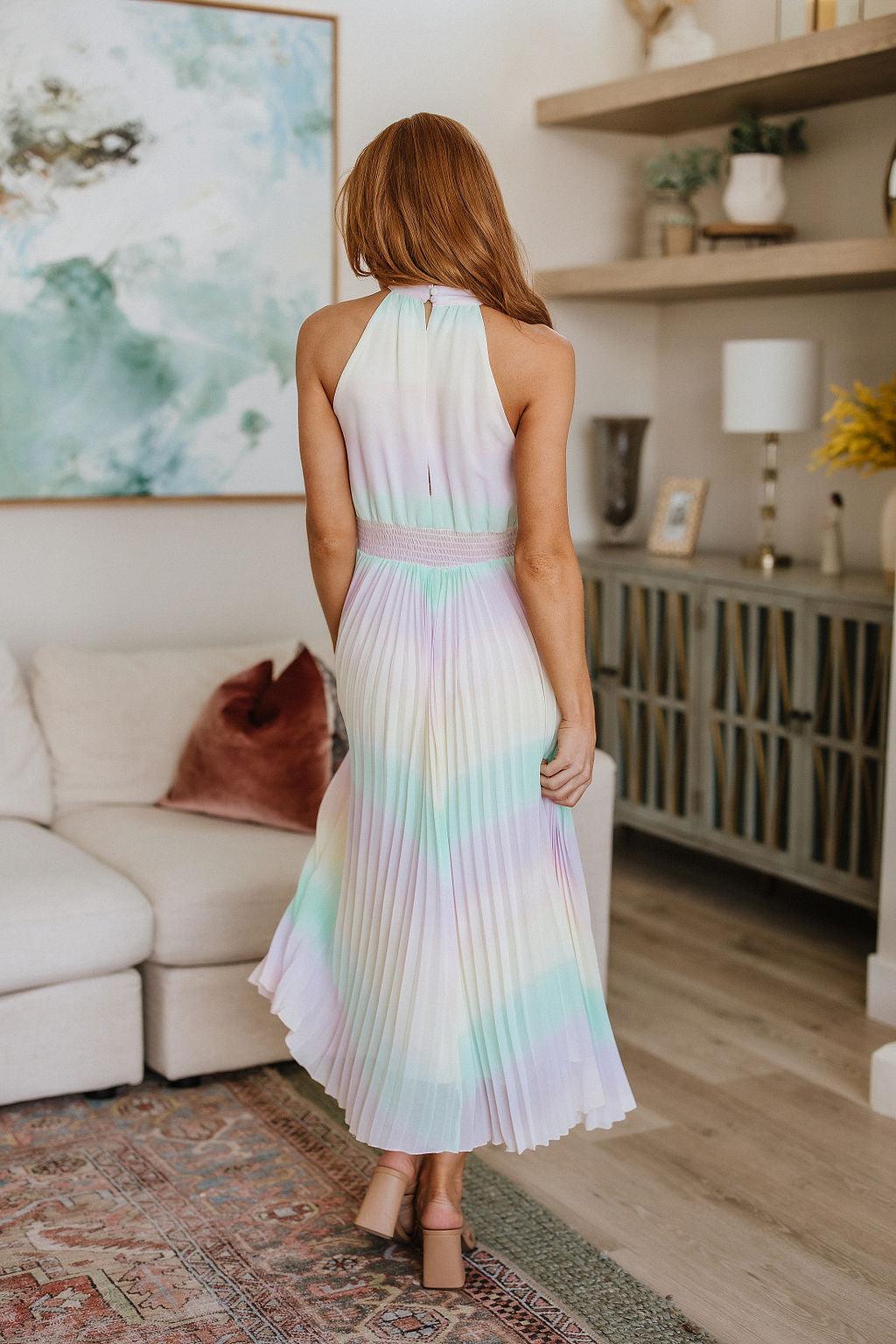 Irresistibly Iridescent Maxi Dress - Waverly Paige Boutique