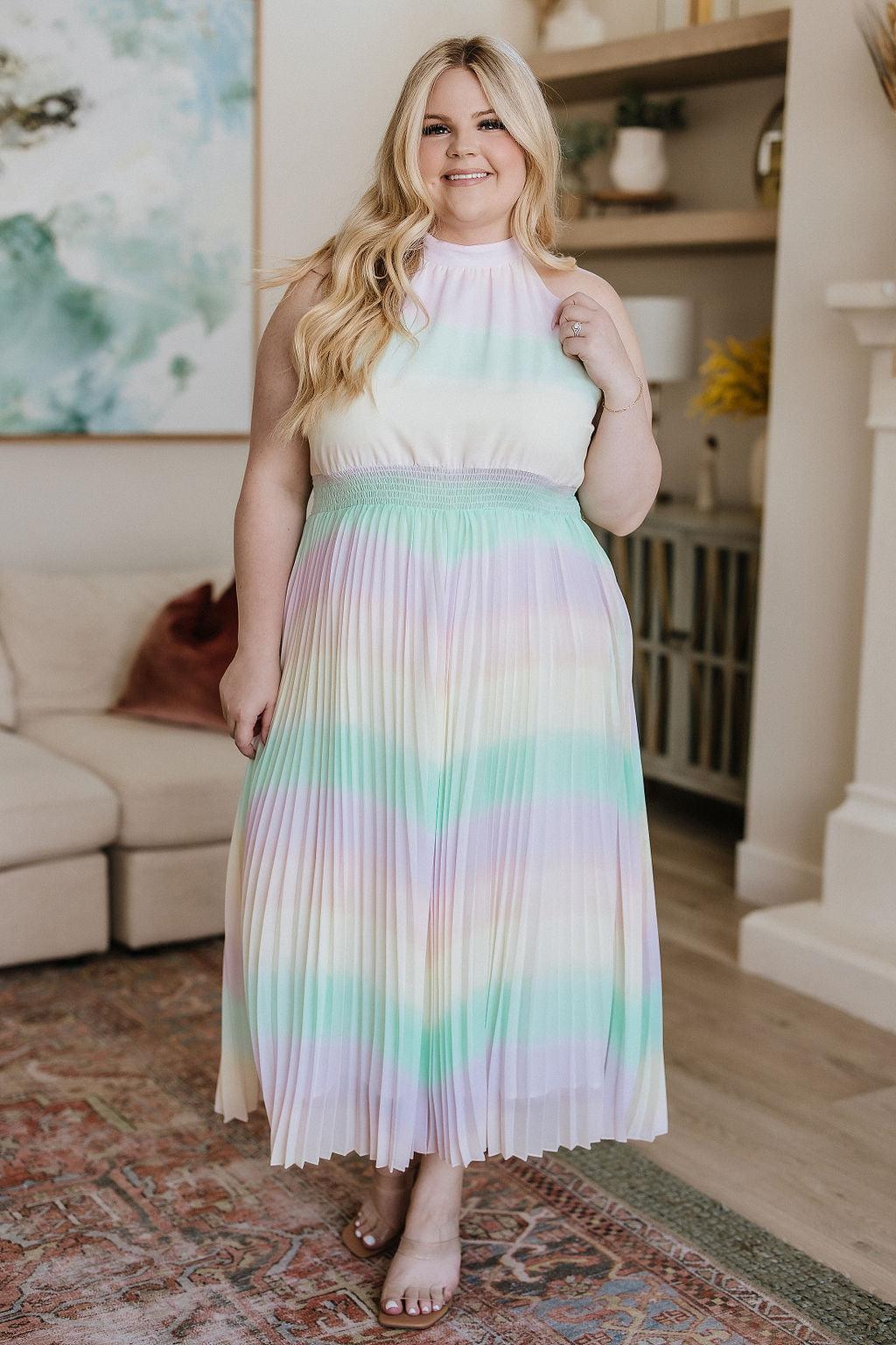 Irresistibly Iridescent Maxi Dress - Waverly Paige Boutique
