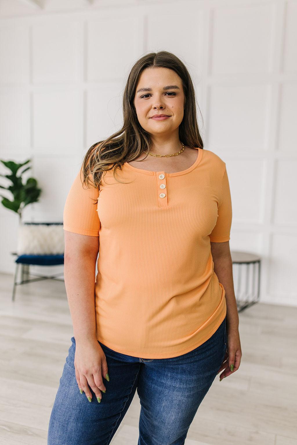 It Figures Scoop Neck Top - Waverly Paige Boutique