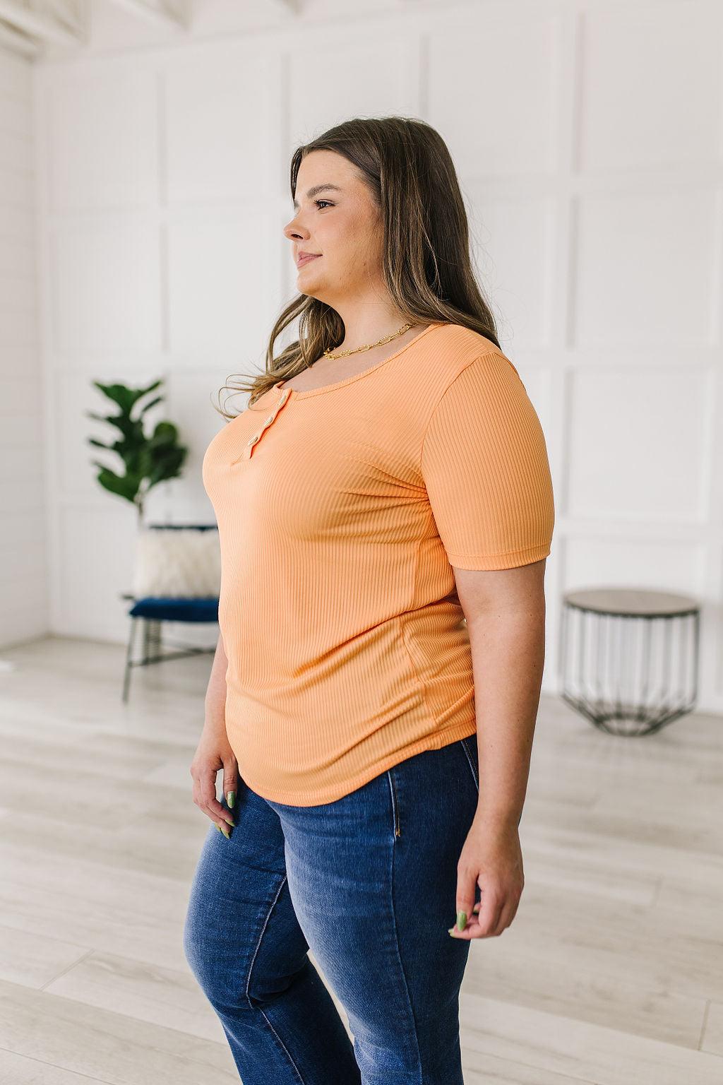 It Figures Scoop Neck Top - Waverly Paige Boutique