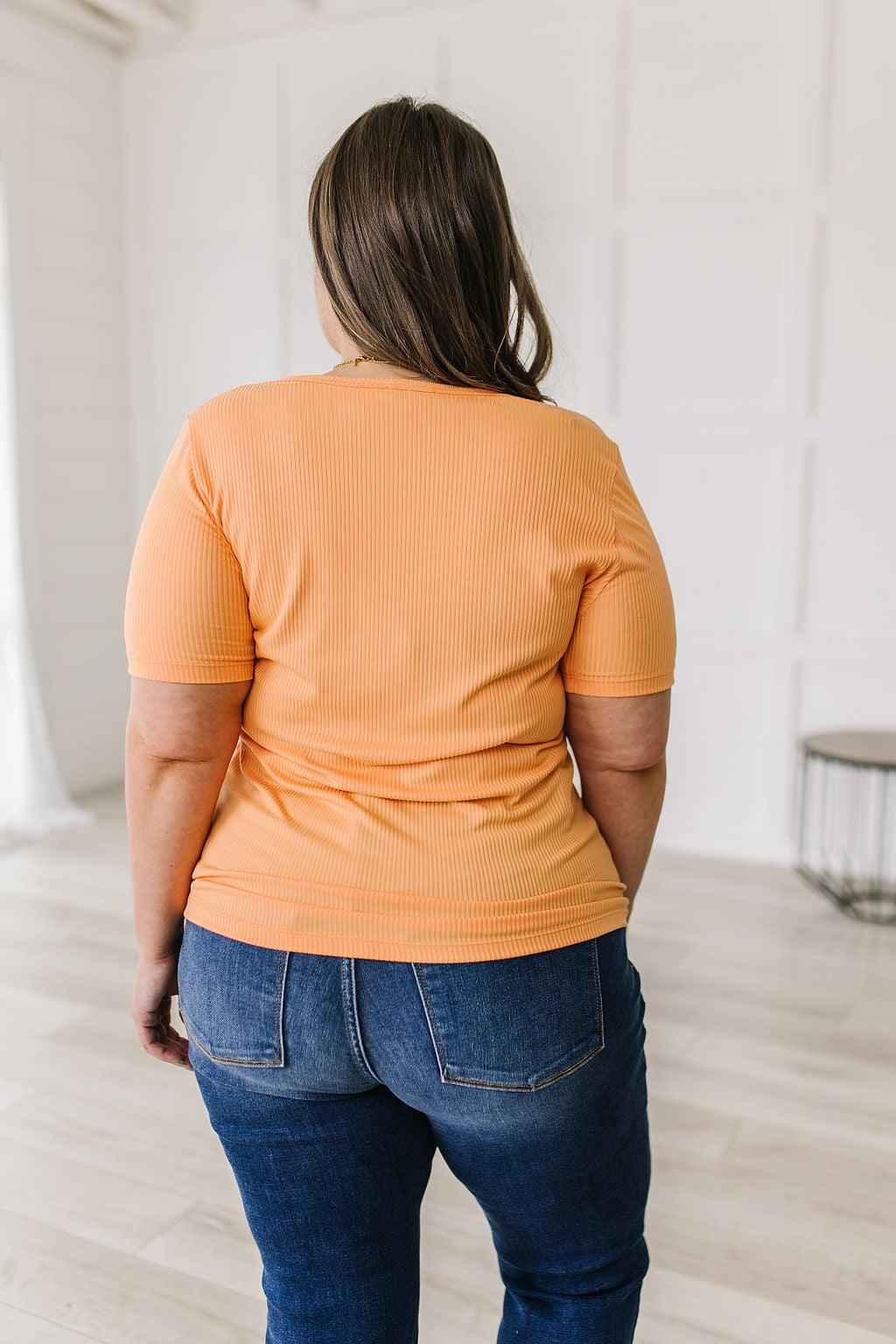 It Figures Scoop Neck Top - Waverly Paige Boutique