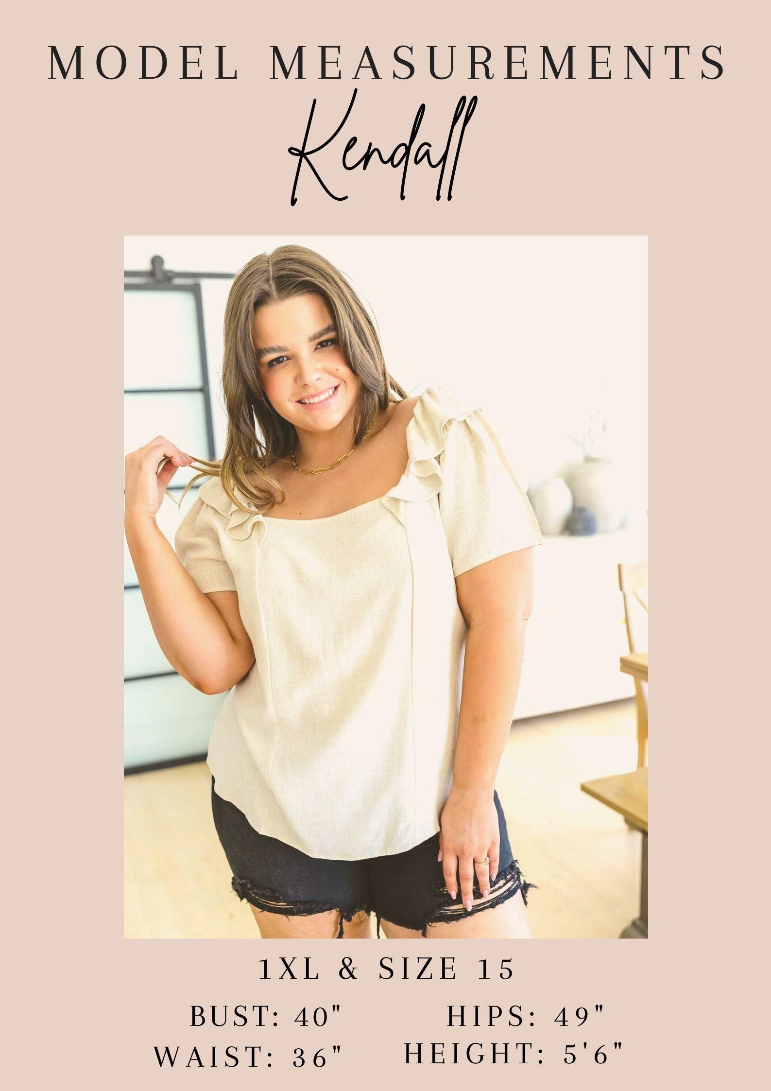 Here For Fun Ruffle Front Pocket Tee - Waverly Paige Boutique
